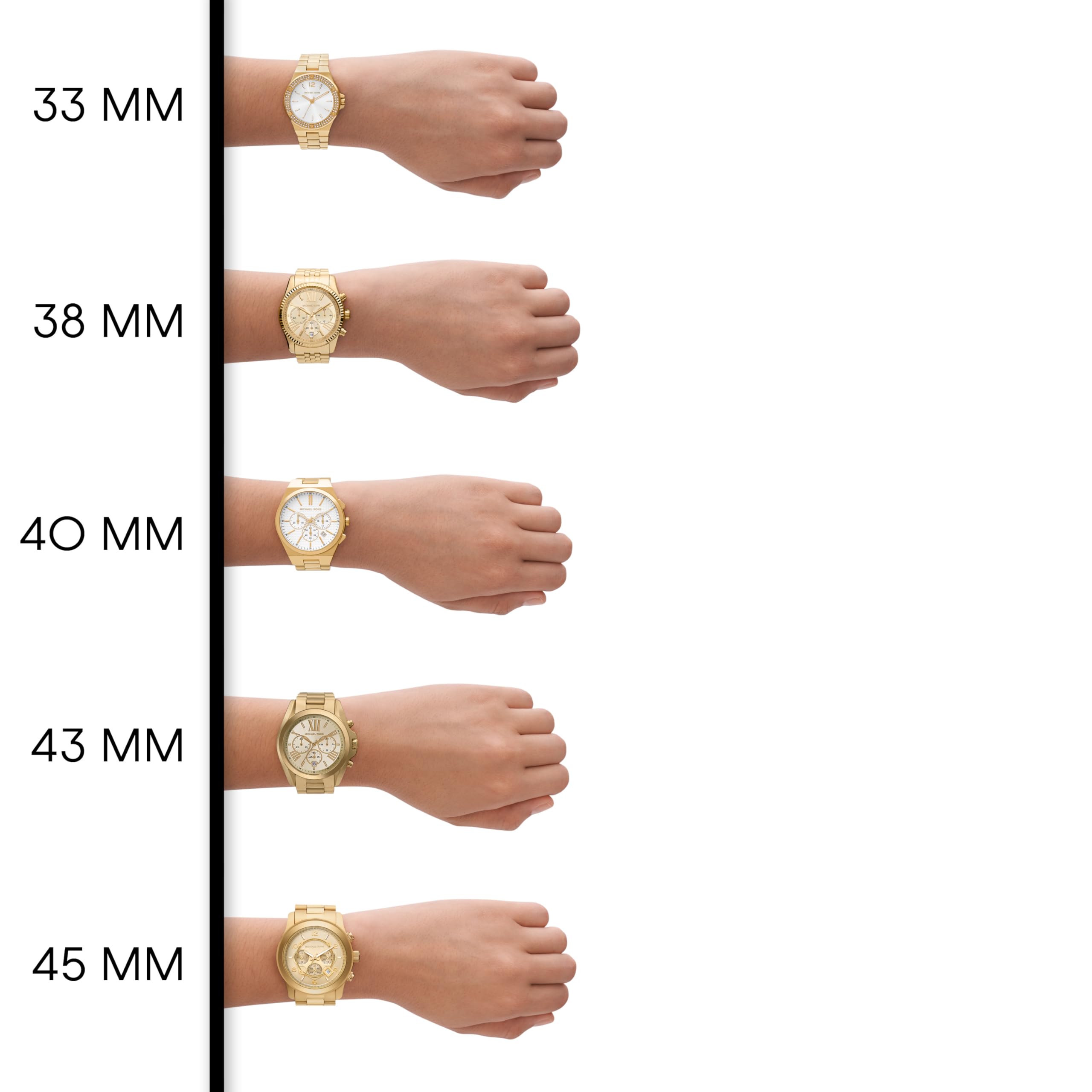 Michael Kors Abbey Women's Stainless Steel Watch - Elegant Gold-Tone & Silver-Tone Bracelet - Water Resistant Dress Watch for Work, Party & Everyday Wear