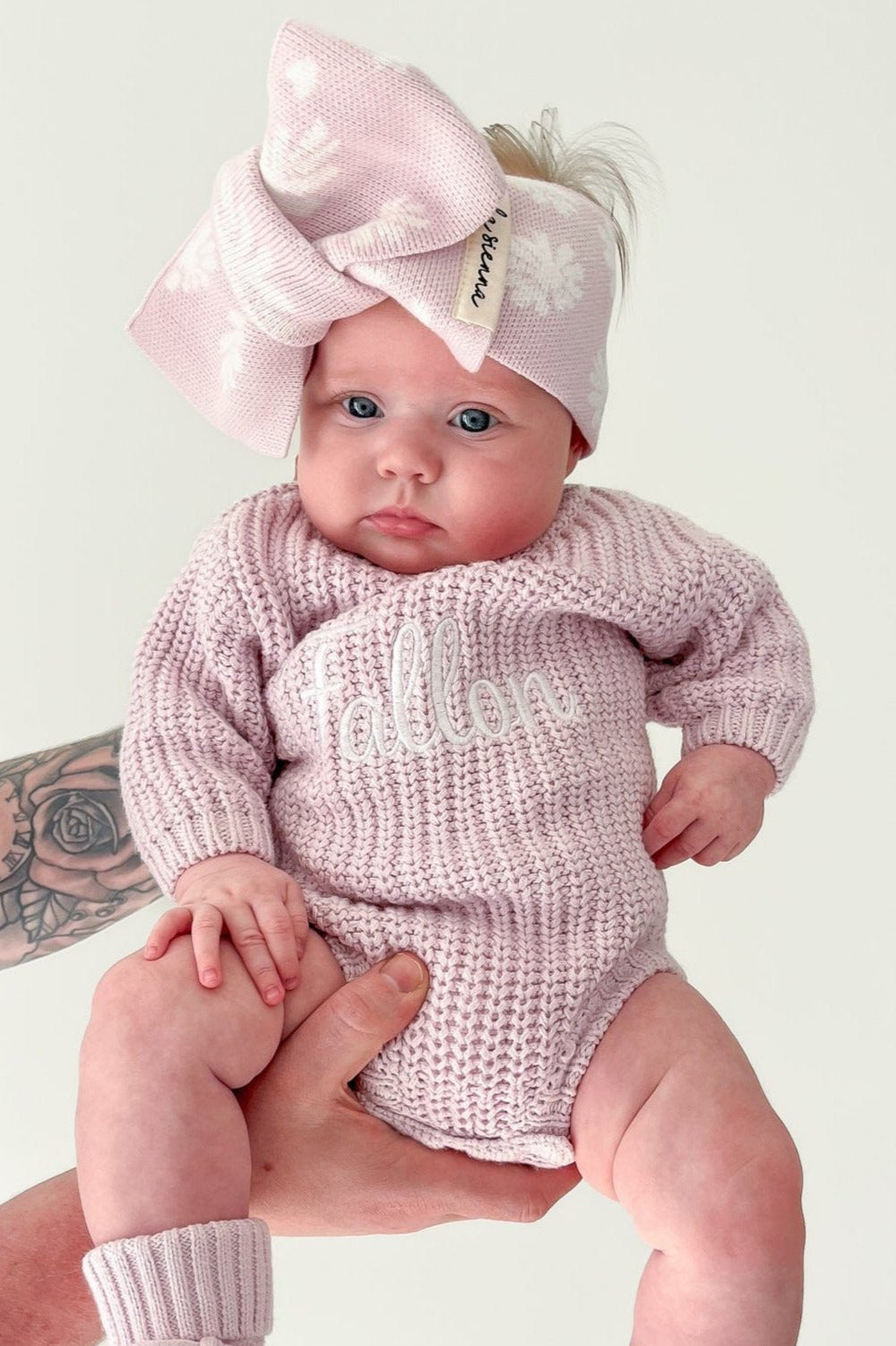 Super Chunky Knit Romper for Women - Soft Lilac Blossom Color, Cozy Oversized Jumpsuit, Winter Loungewear, Perfect for Home, Relaxing & Instagram Outfits