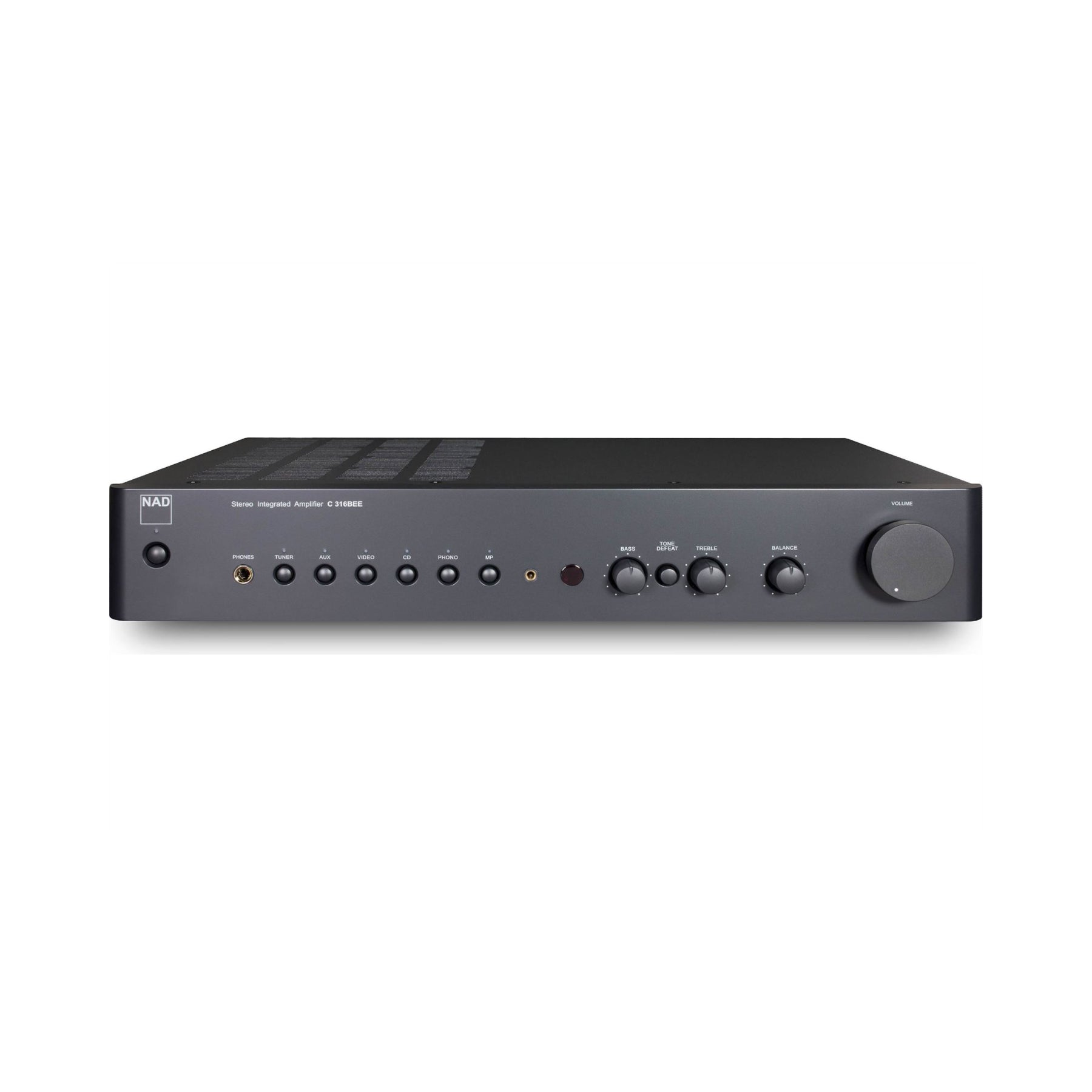 NAD C 316BEE V2 Integrated Stereo Amplifier with Bluesound NODE Wireless HiFi Music Streamer - Perfect for Home Audio Systems & Vinyl Record Players