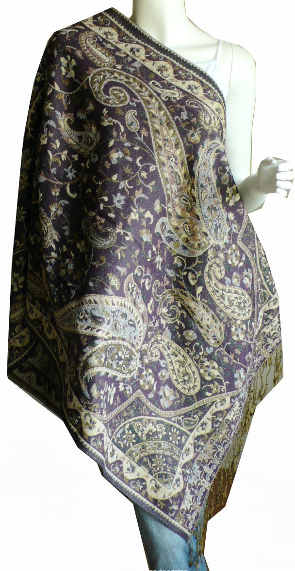 Luxury Women's Triple Layer Pashmina Shawl Wrap - Soft Cashmere Blend Scarf for Winter, Fall & Evening Wear - Perfect for Office, Parties & Travel Accessories