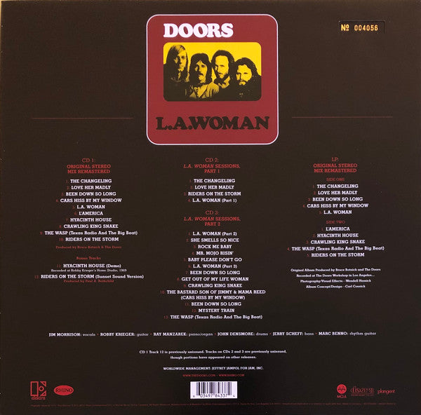 The Doors 3 - Classic Rock Band Merchandise & Collectibles for Music Fans | Perfect for Home Decor, Gifts & Music Lovers' Collections