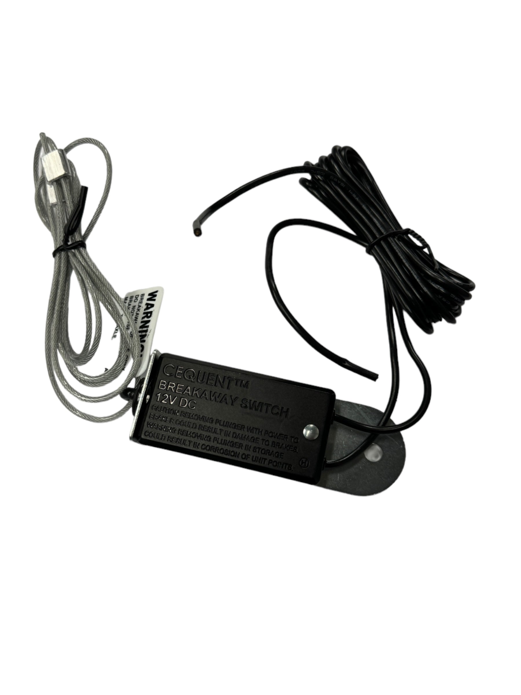 Bargman Breakaway Switch with 48-Inch Cable - 3-Pin Connector for Trailer Safety & Easy Disconnection - Ideal for RV, Boat, and Utility Trailers