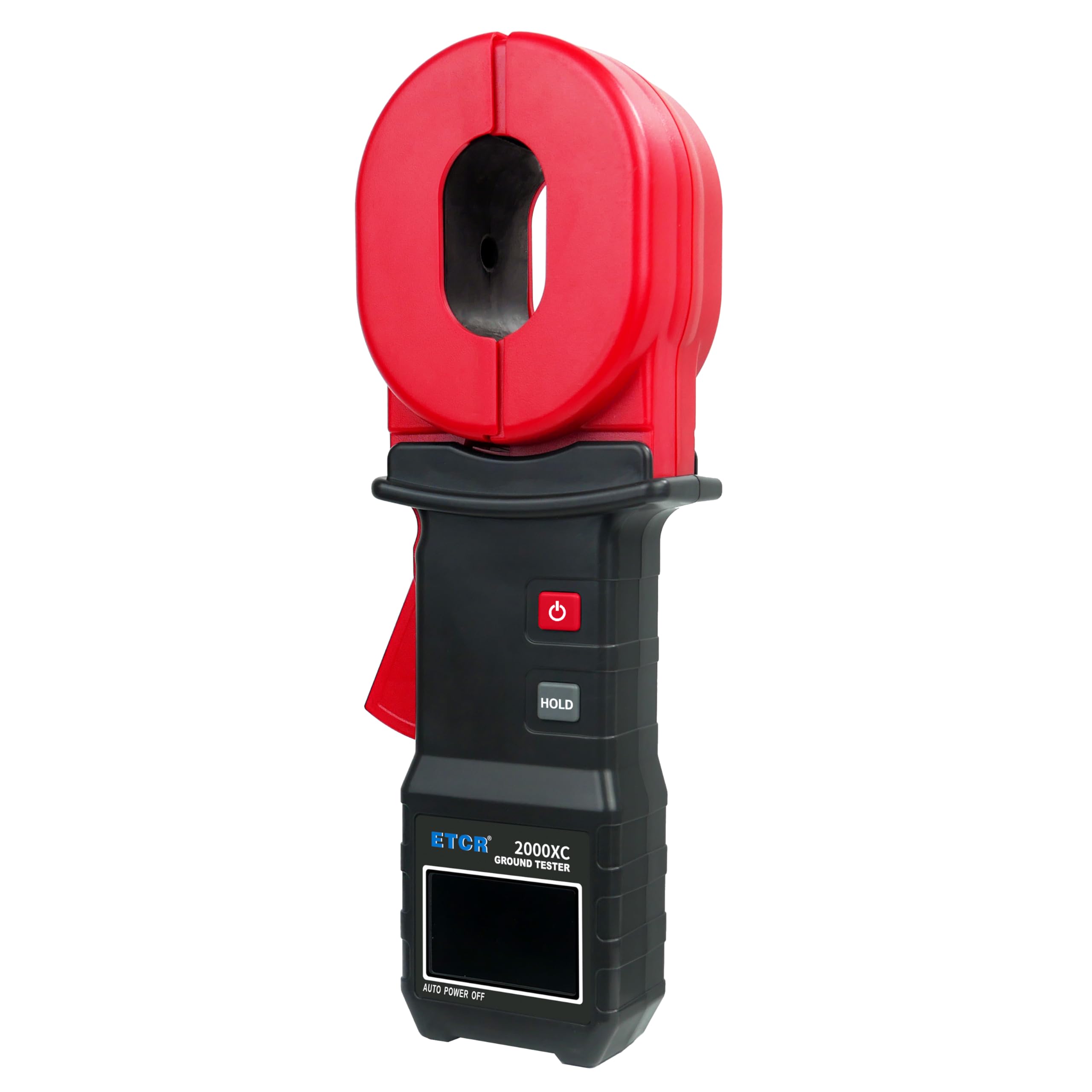 ETCR2000XC Digital Clamp Meter - 0.010Ω~500Ω Earth Resistance Tester with 0.00mA~20A Loop Measurement | Professional Ground Resistance Testing for Electrical Systems, Solar Panels & Industrial Maintenance