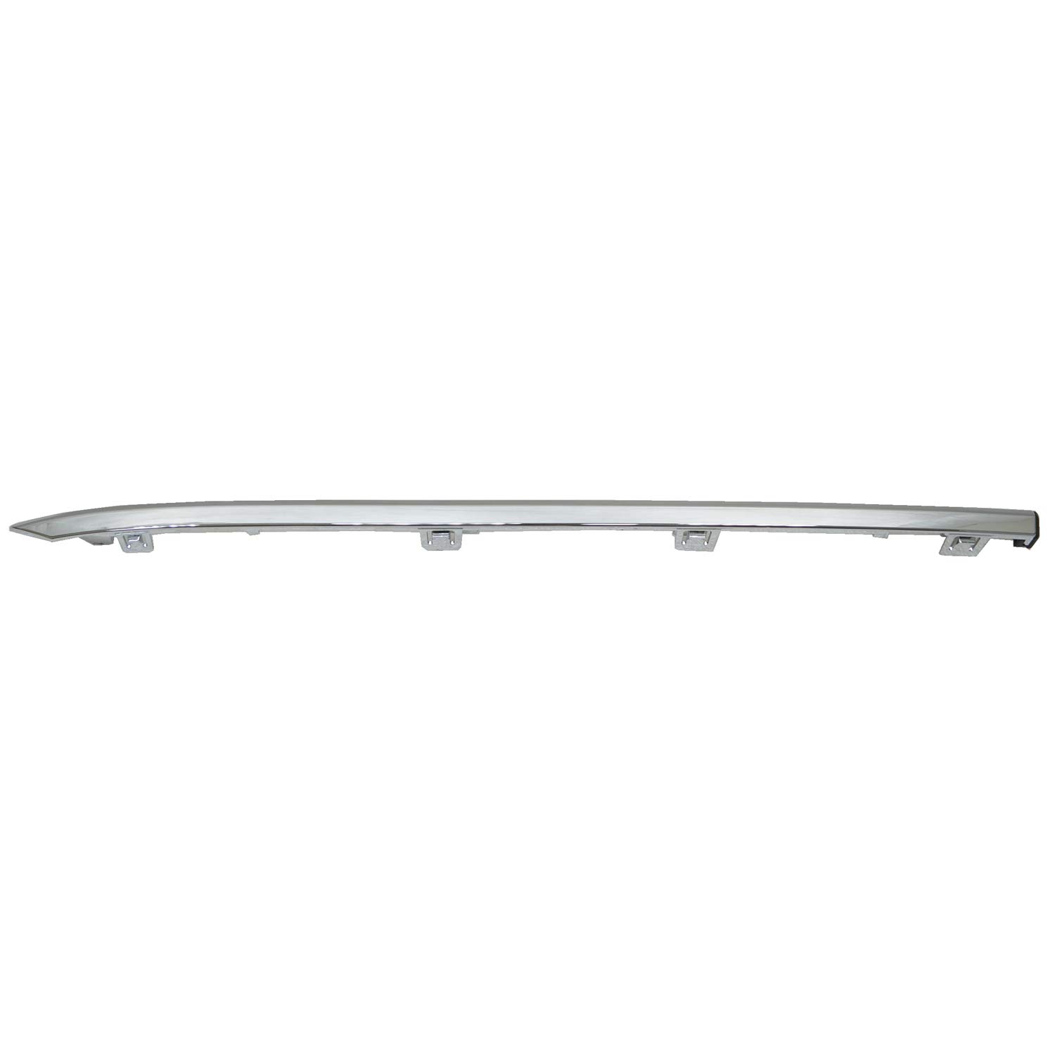2018-2019 Honda Accord Rear Passenger Side Bumper Cover Molding for Sedan - ABS Plastic Chrome & Textured Finish (Part# HO1147102) | Perfect for Accident Repair & Car Customization