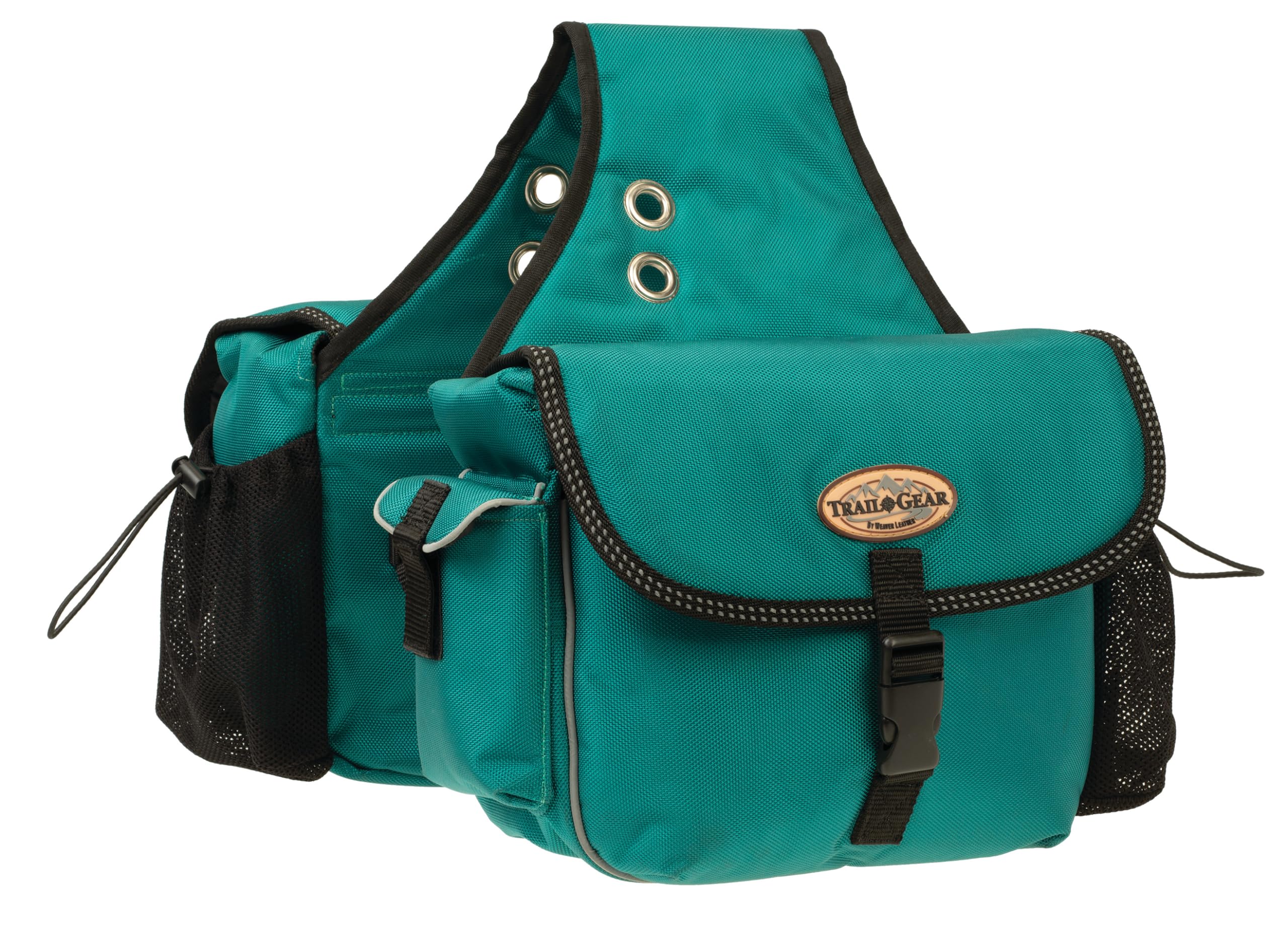 **Weaver LeatherDist Saddle Bags - Durable Leather Horse Saddle Bags for Equestrian Riding, Trail Riding & Western Horseback Riding**
