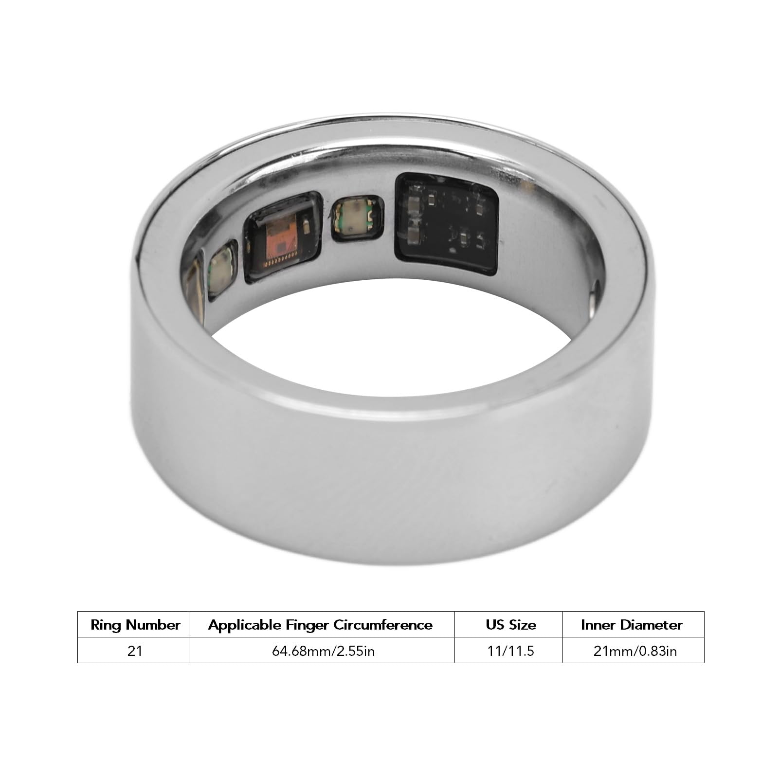 Smart Health Ring for Women & Men - Fitness Tracker with Continuous Heart Rate, Sleep Quality, Blood Oxygen, Temperature Monitoring & Step Counter | Perfect for Workouts, Sleep Tracking & Daily Health Monitoring