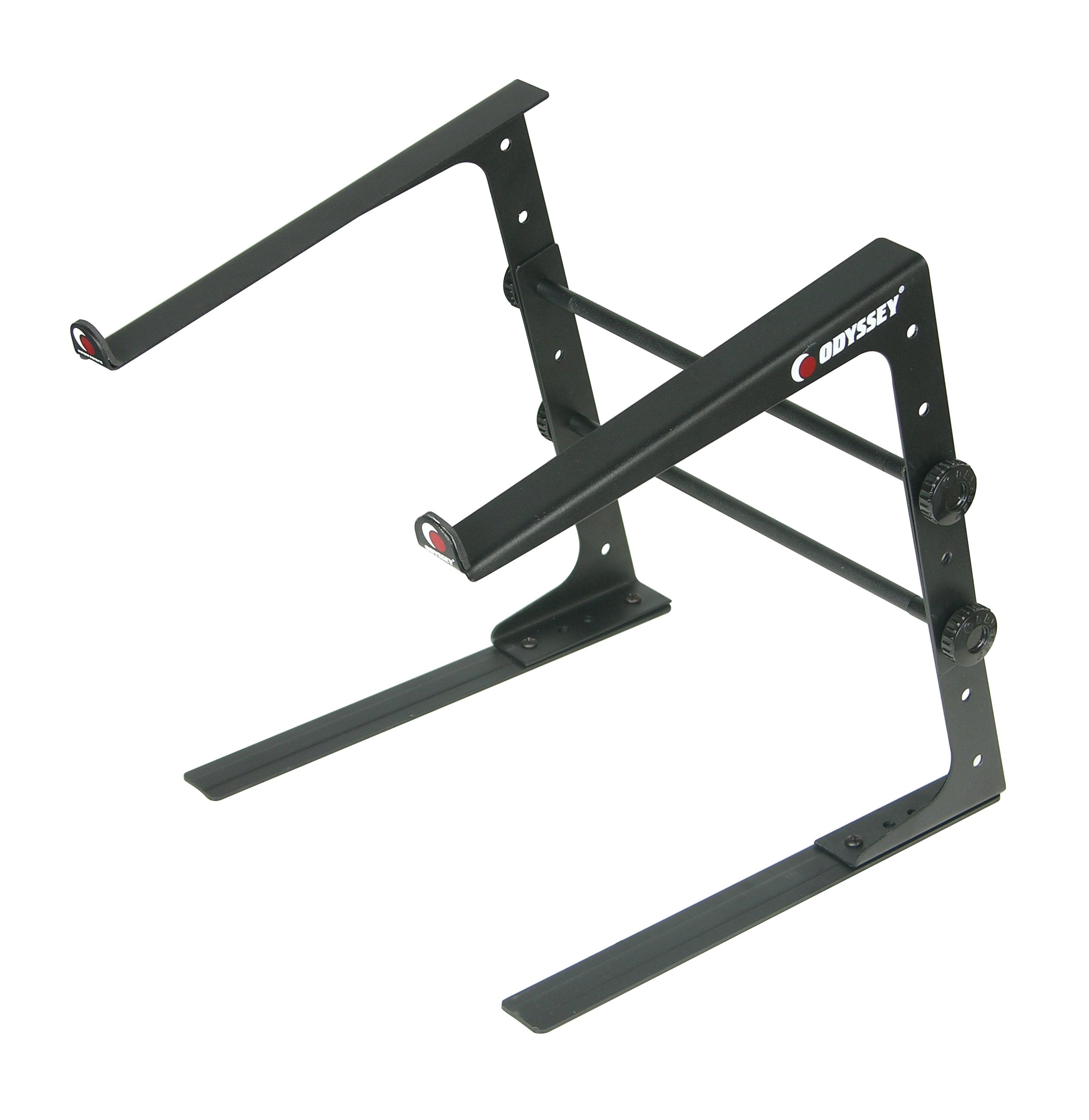 Odyssey LSTAND Adjustable L-Stand for Laptops & Gear - Heavy Duty Clamp Mount - Perfect for Studio, Gaming & Office Workspace Setup