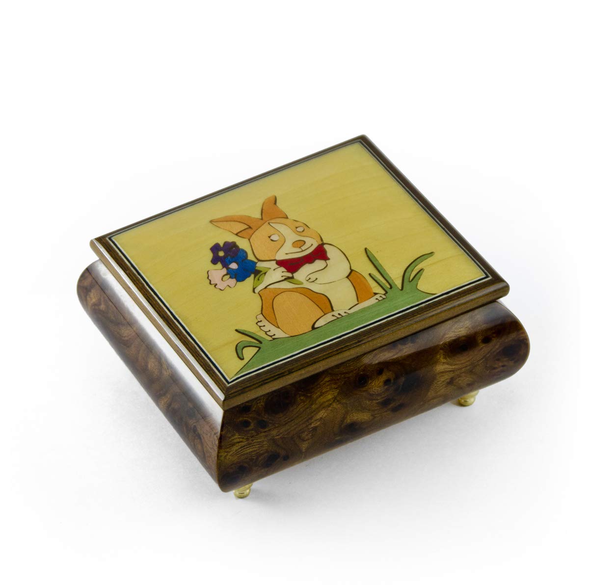 Bunny Boy Astonishing Music Jewelry Box - 12 Melodies, Handcrafted Wooden Keepsake - Perfect for Birthdays, Anniversaries & Gift Giving