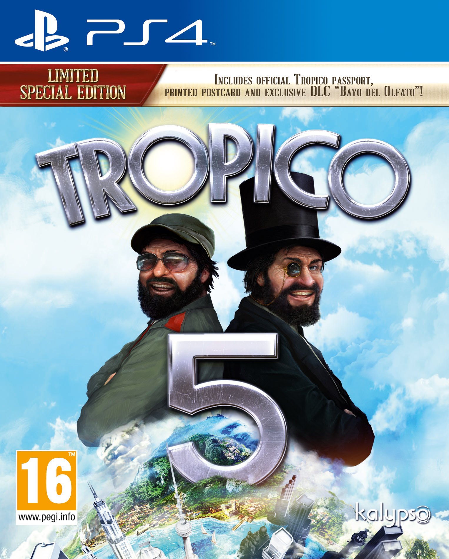 Tropico 5 - PlayStation 4 Game | City-Building Simulation Strategy for PS4 | Perfect for Political Satire & Tropical Island Management Fans