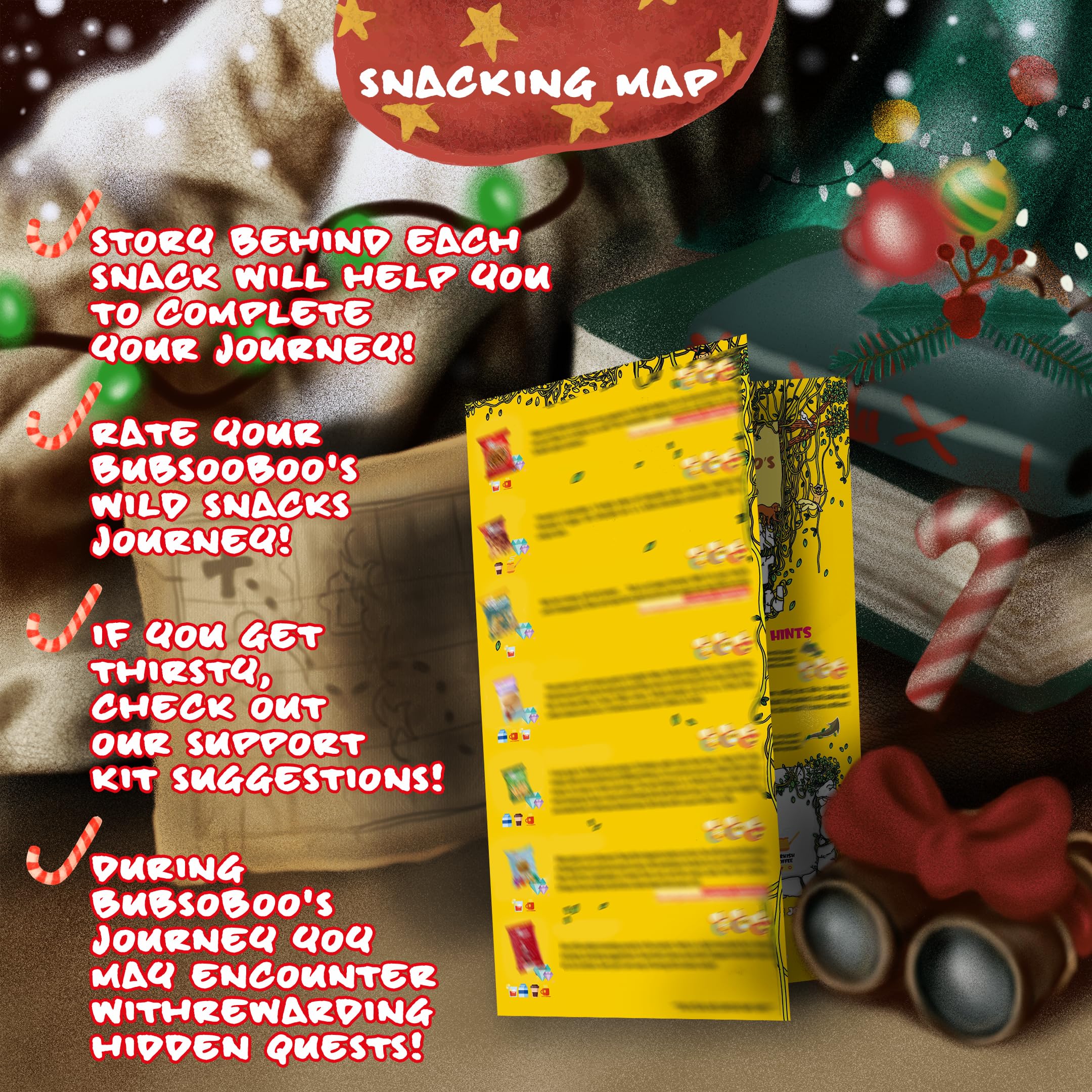 Maxi International Snack Box with Hidden Game Theme - 21 Full-Size Global Treats Variety Pack | Unique Foreign Snacks from Turkey & Worldwide | Perfect Gift for Gamers, Party Snacks & Cultural Food Exploration