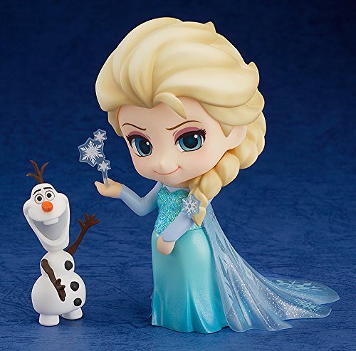 Frozen Elsa Nendoroid Action Figure - Collectible Disney Princess Doll with Multiple Poses & Accessories - Perfect for Display, Gifts, and Anime Fans