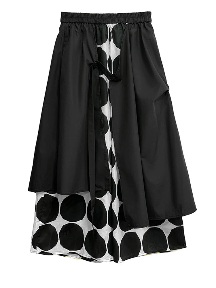Plus Size Black Polka Dot Vest & Wide Leg Pants 2-Piece Set - Women's Fashion V-Neck Sleeveless Outfit for Spring/Fall 2025 | Office Wear, Casual Chic, Party Outfit