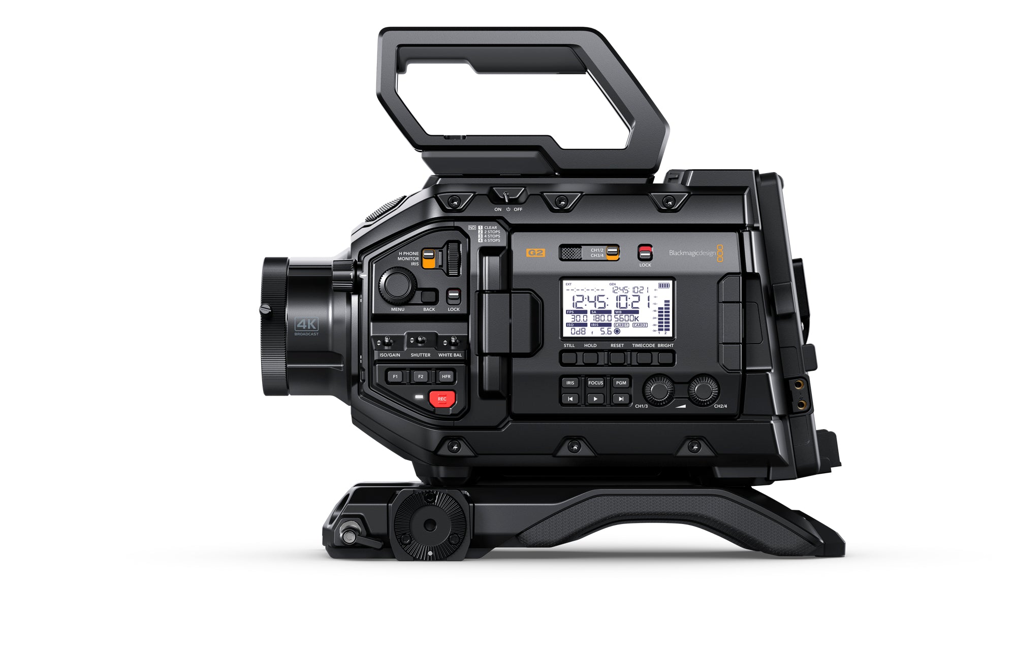 Blackmagic Design URSA Broadcast G2 Camera - Professional 4K Broadcast & Cinema Camera with EF Mount | Perfect for Live Streaming, Sports Broadcasting & Film Production