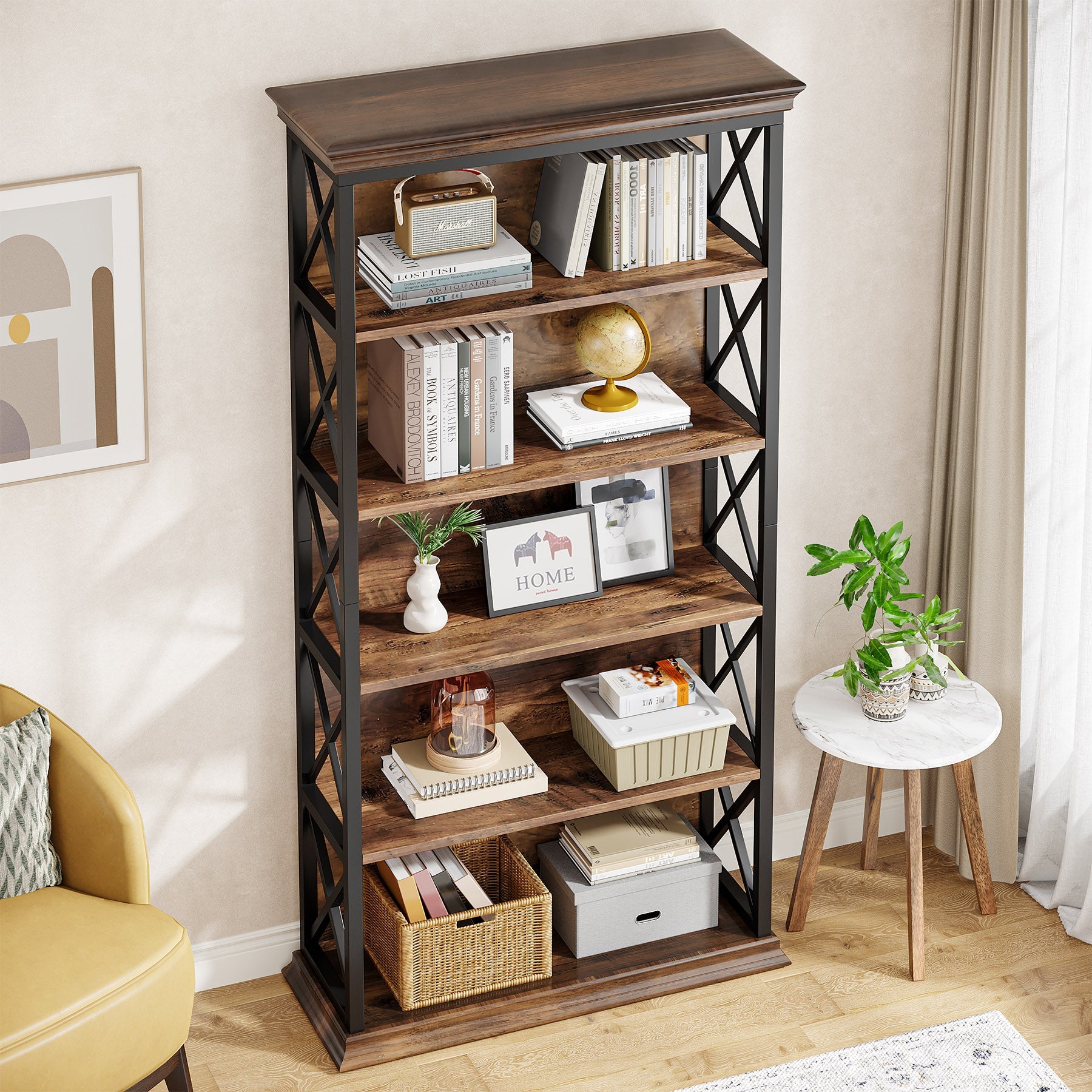 6 Tier Bookshelf - 70.87