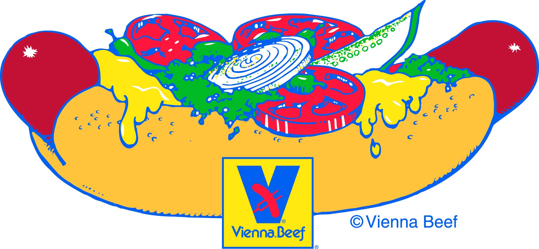 Vienna® Beef Jumbo Skinless Franks 6