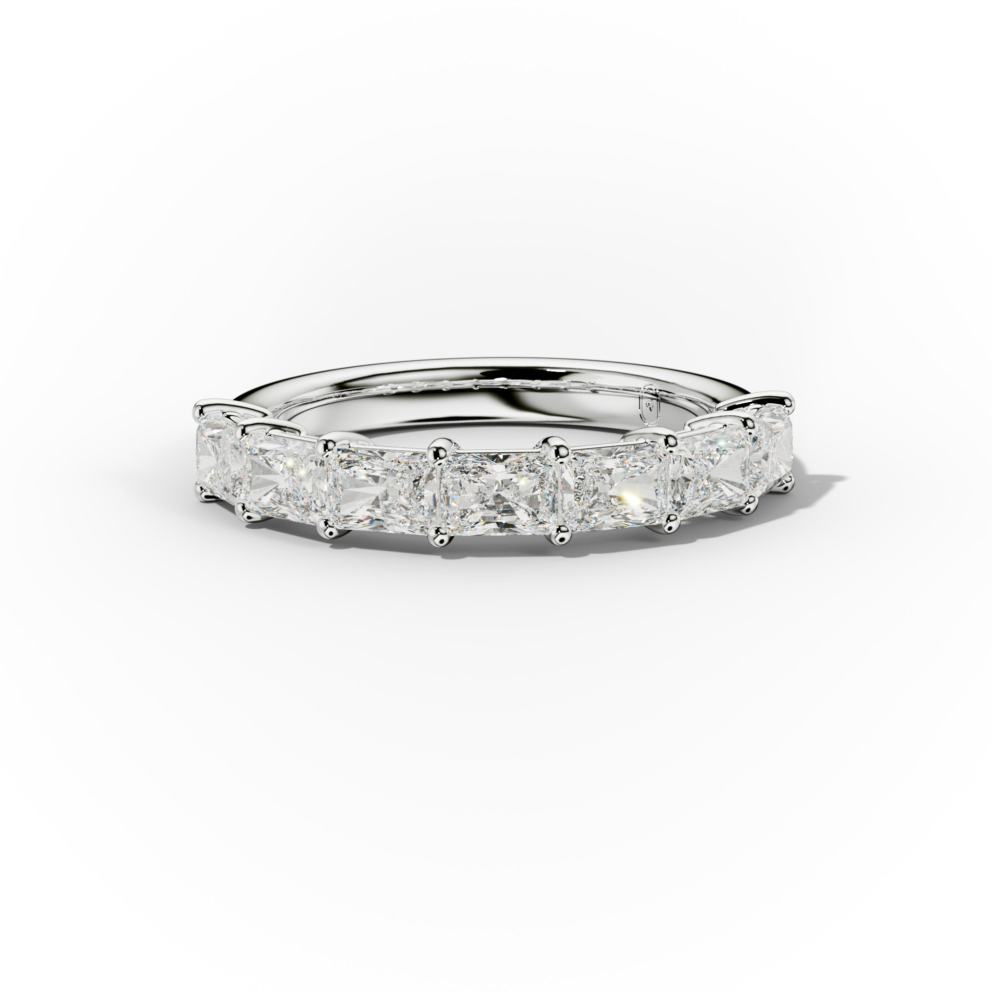 2.0 Carat East West Radiant Cut Diamond Anniversary Band - Elegant Wedding Ring for Women, Durable 14K White Gold Jewelry Gift for Wife, Anniversary, Engagement or Special Occasion - Perfect for Proposals, Weddings & Romantic Celebrations