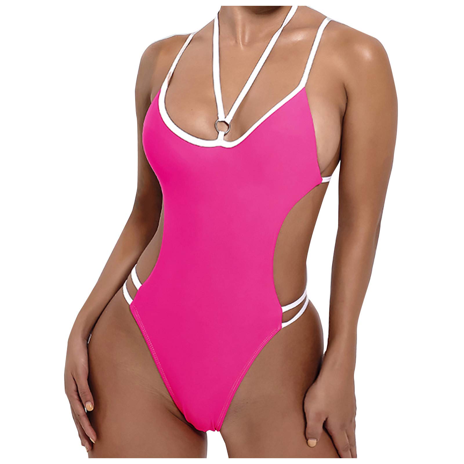 Stylish CAAD Women's Monokini Swimsuit - Sexy One Piece Bathing Suit for Beach, Pool & Summer Vacations