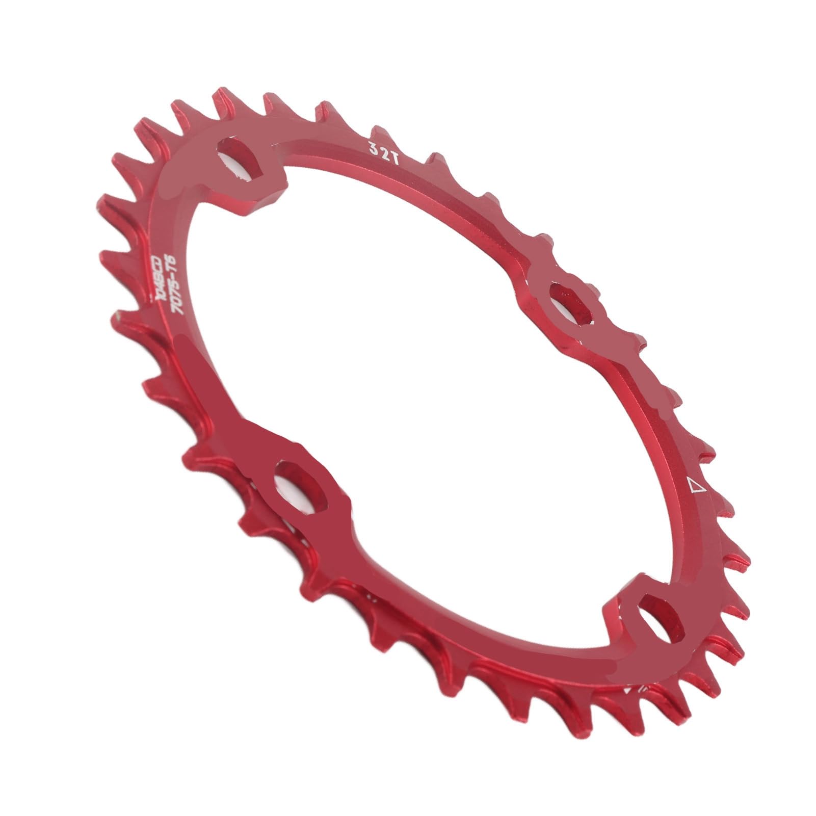 **Dioche 32T Red Bike Chainring - 32/34/36/38T Carbon Steel Narrow Wide Chainring for BCD 104mm - Compatible with Speed Bike, e-Bike, Fat Bike & Mountain Bike - Perfect for Off-Road Trails & Urban Commuting**