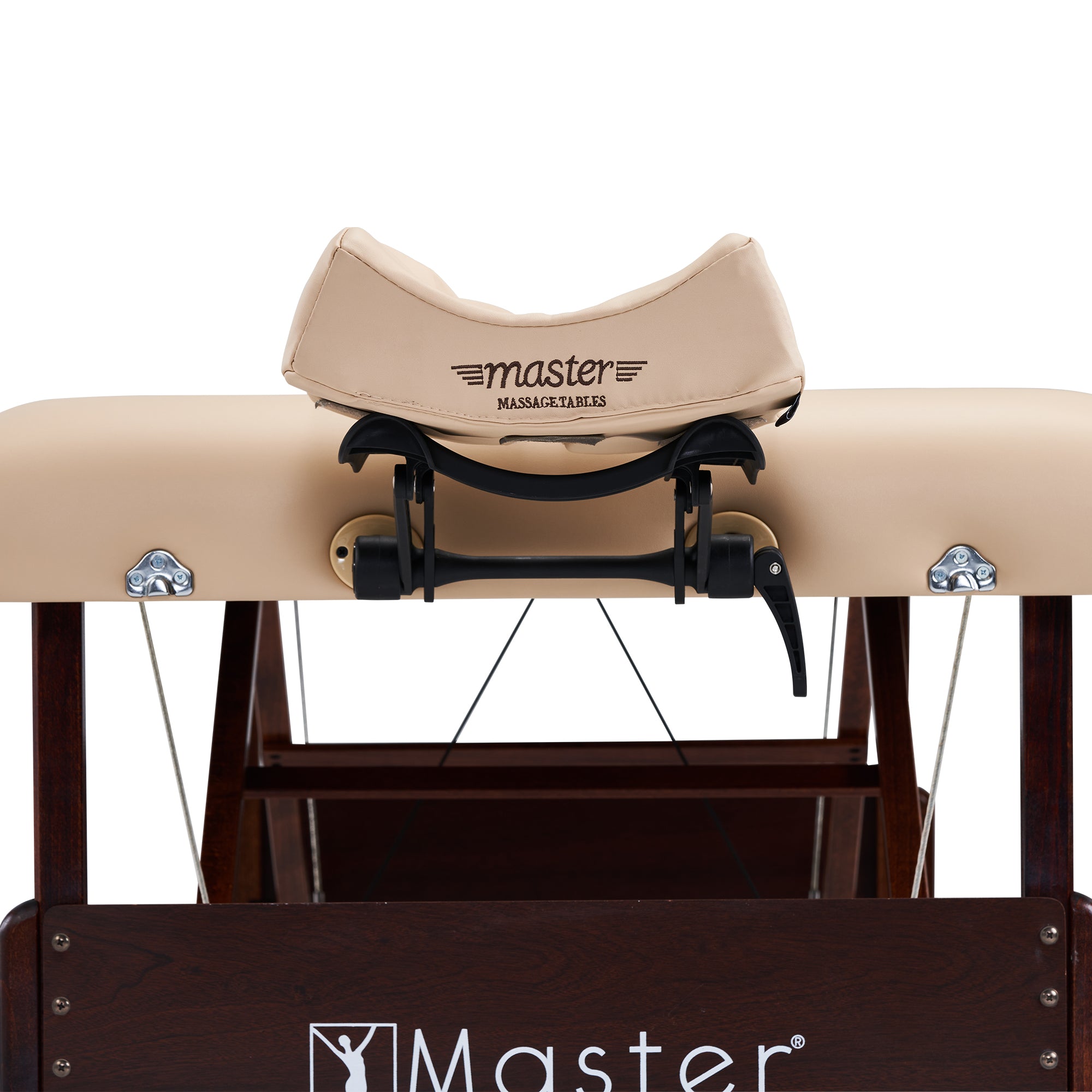 MASTER MASSAGE Adjustable Massage Table with Ergonomic Face Cradle & Comfort Pillow Set - Black | Portable Massage Bed for Home Spa, Physical Therapy & Professional Use