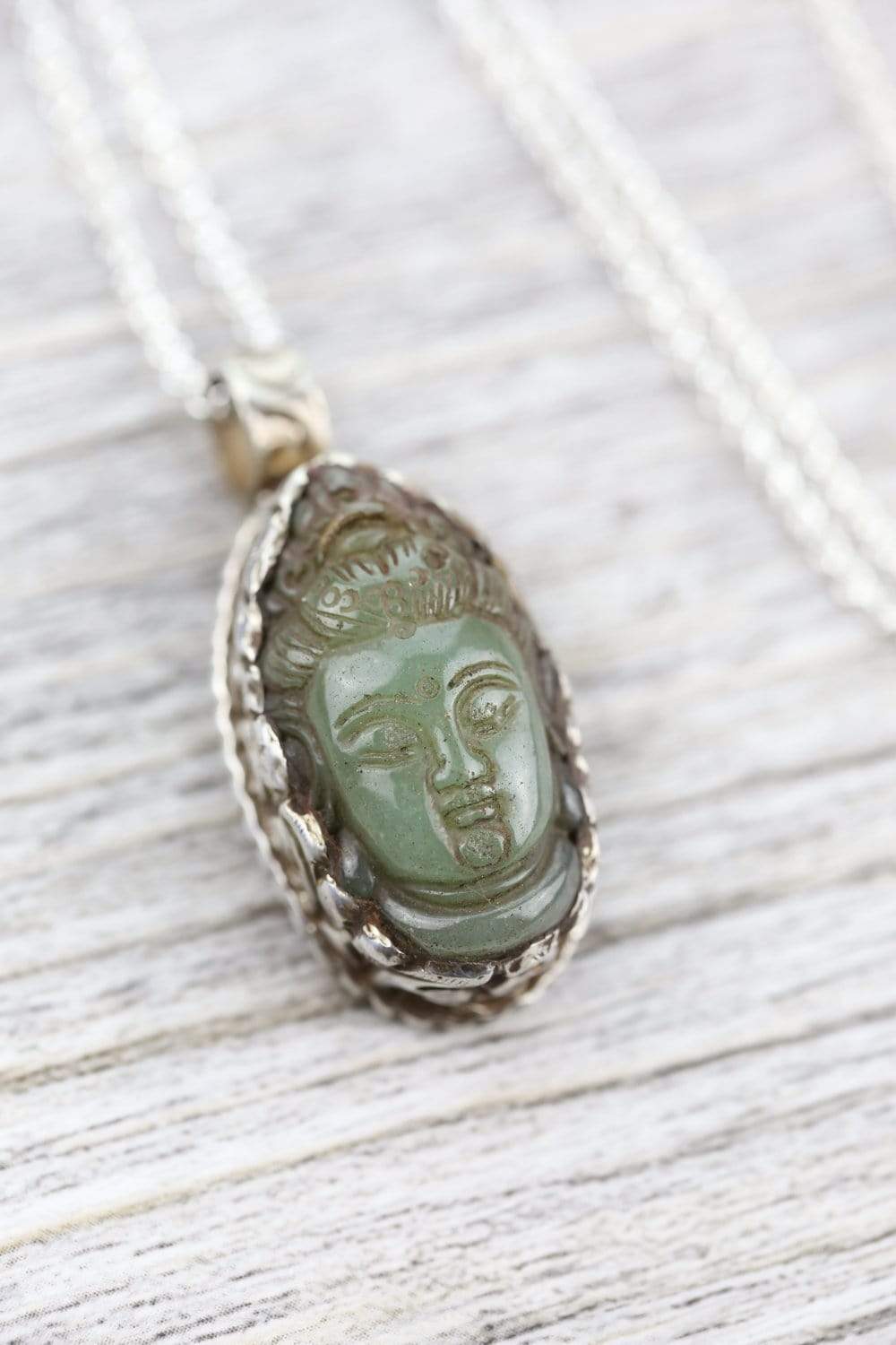 Guanyin Goddess Necklace - Buddhist Pendant for Women, Sterling Silver Protection Amulet, Meditation Jewelry for Peace & Good Fortune | Perfect for Daily Wear, Spiritual Gifts & Mindfulness Practice