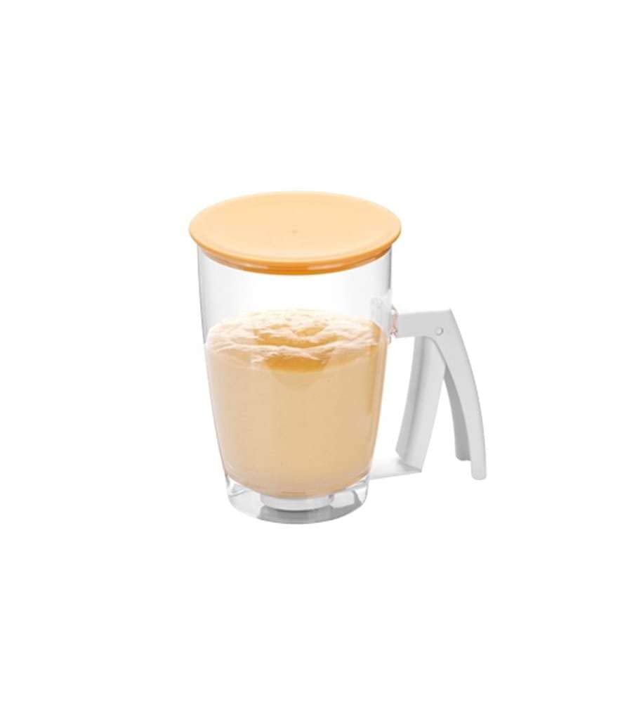 **Tescoma 630342 Delicia Batter Dispenser, 1 Liter Plastic Dough Dispenser with Nozzle – Multi-Color for Pancakes, Waffles, Cupcakes & Baking**