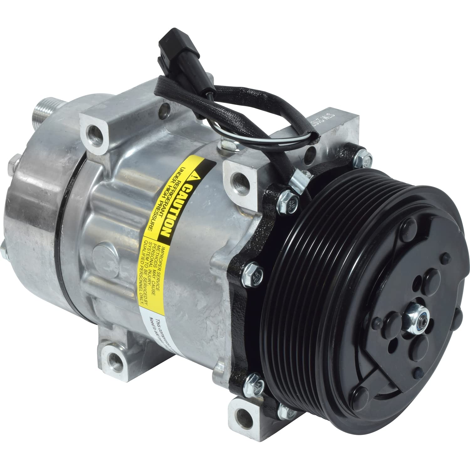 UAC CO 7702C Premium A/C Compressor Replacement for Car & Truck - High Performance Auto Air Conditioning System Part - Perfect for Summer Driving & Vehicle Maintenance