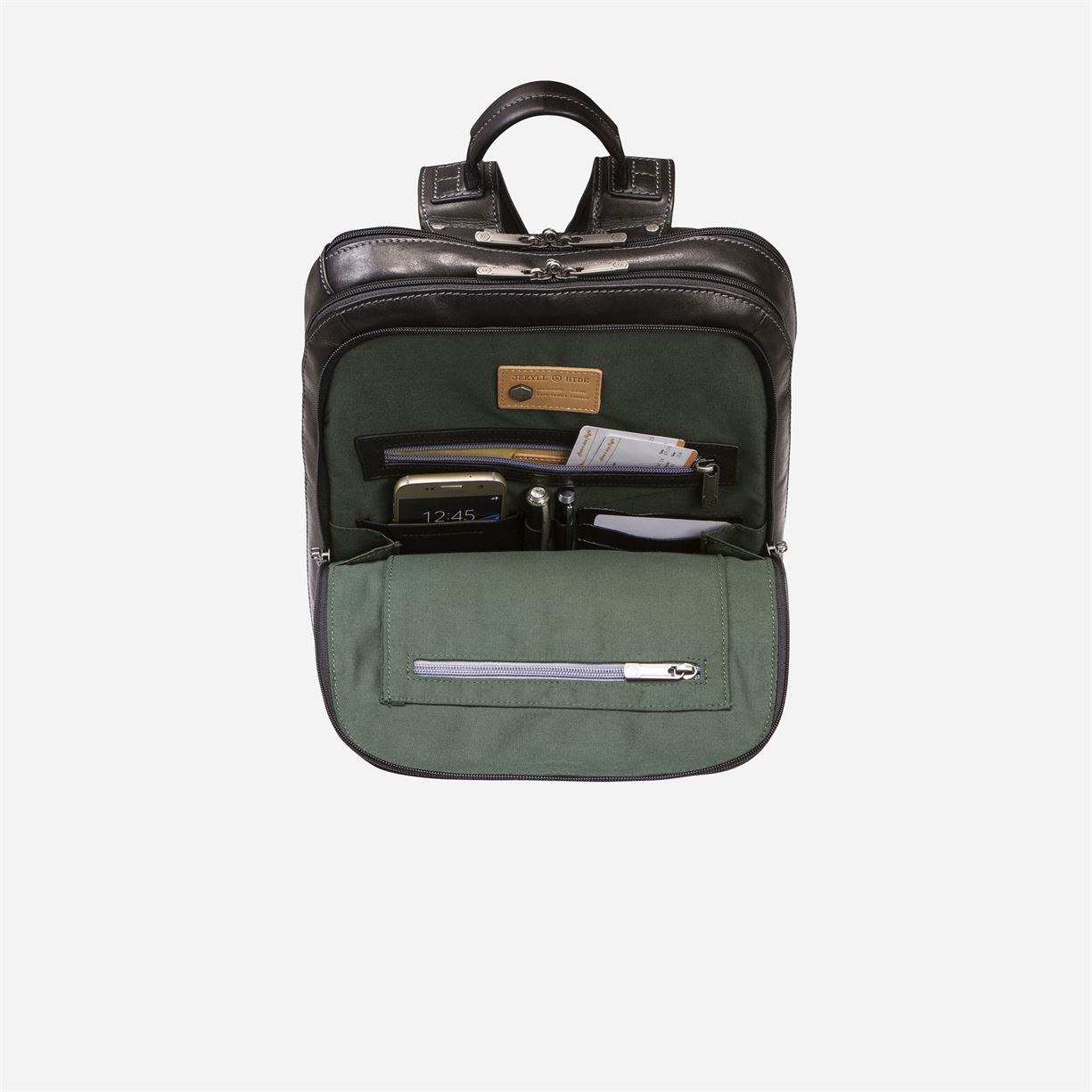 Jekyll & Hide Montana Overnight Business Backpack 45cm Black - Perfect for Business Travel, Work Commute & Weekend Getaways