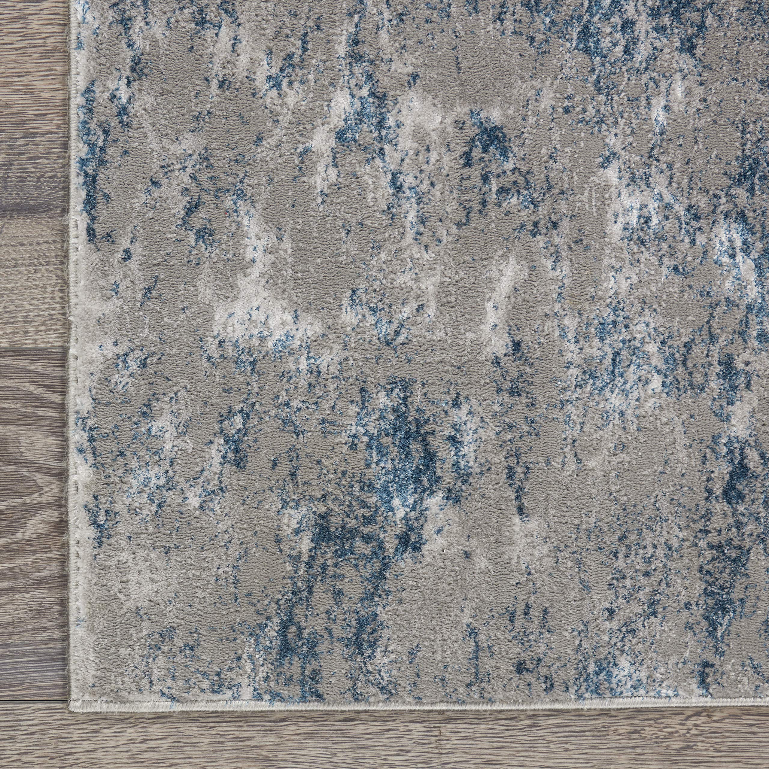 Kathy Ireland Ki40 Royal Terrace Floral Grey/Blue 5'3