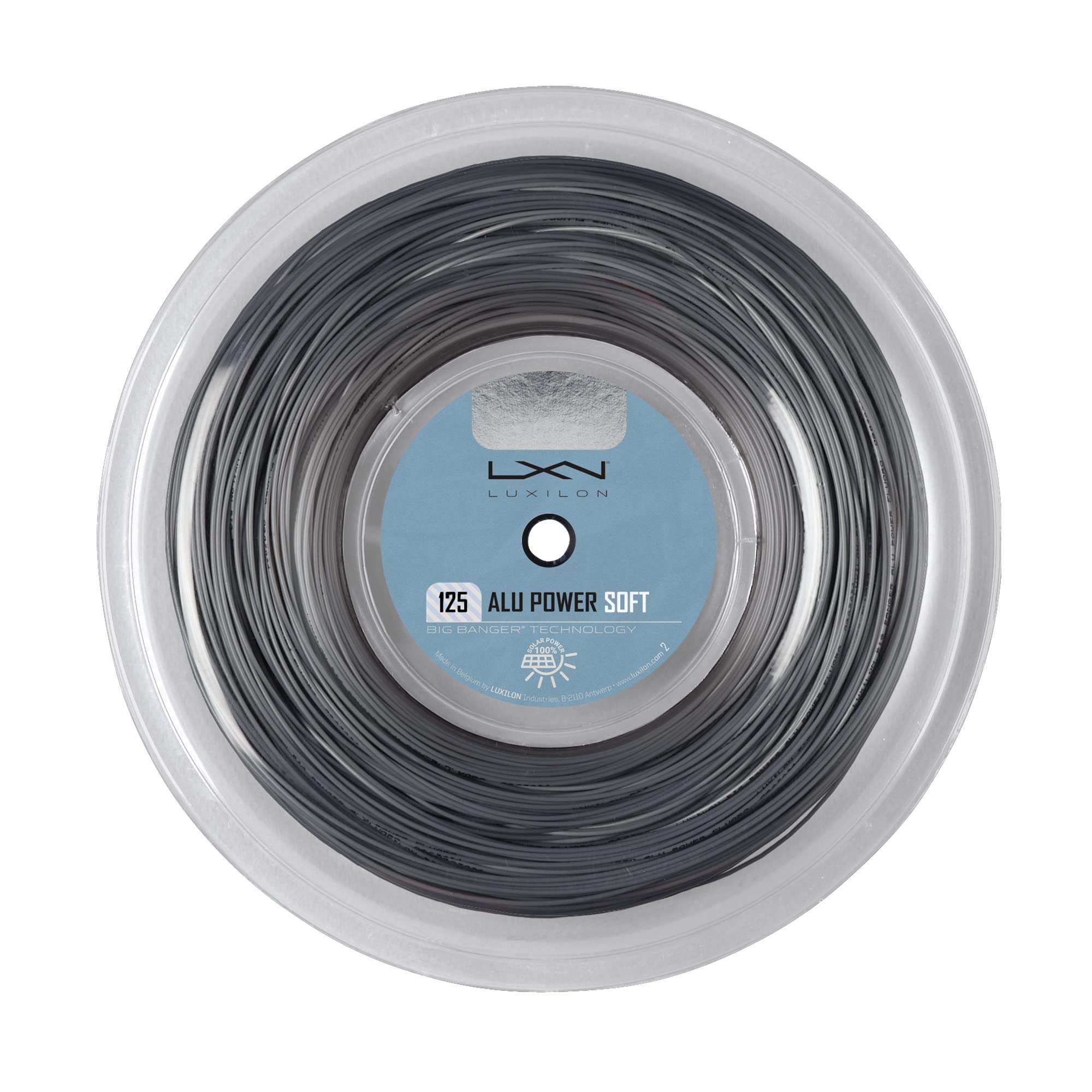 Wilson Luxilon Alu Power Soft Tennis Racket String 1.25mm | Premium Polyester Tennis String for Control & Comfort | Perfect for Competitive Play & Tournament Matches