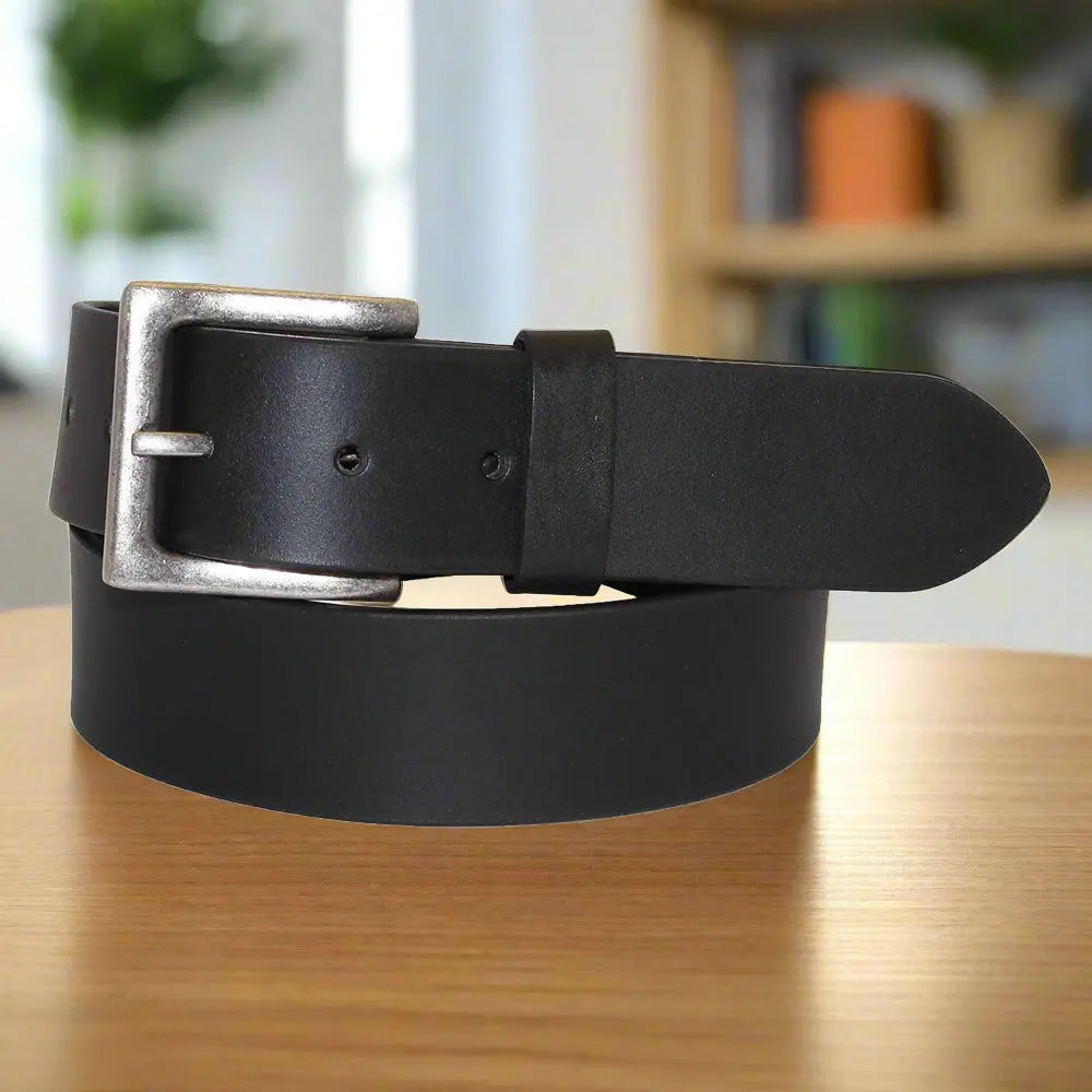 BOL Men's Genuine Leather Belt with Removable Buckle - Classic Dress & Casual Wear for Office, Jeans & Everyday Use