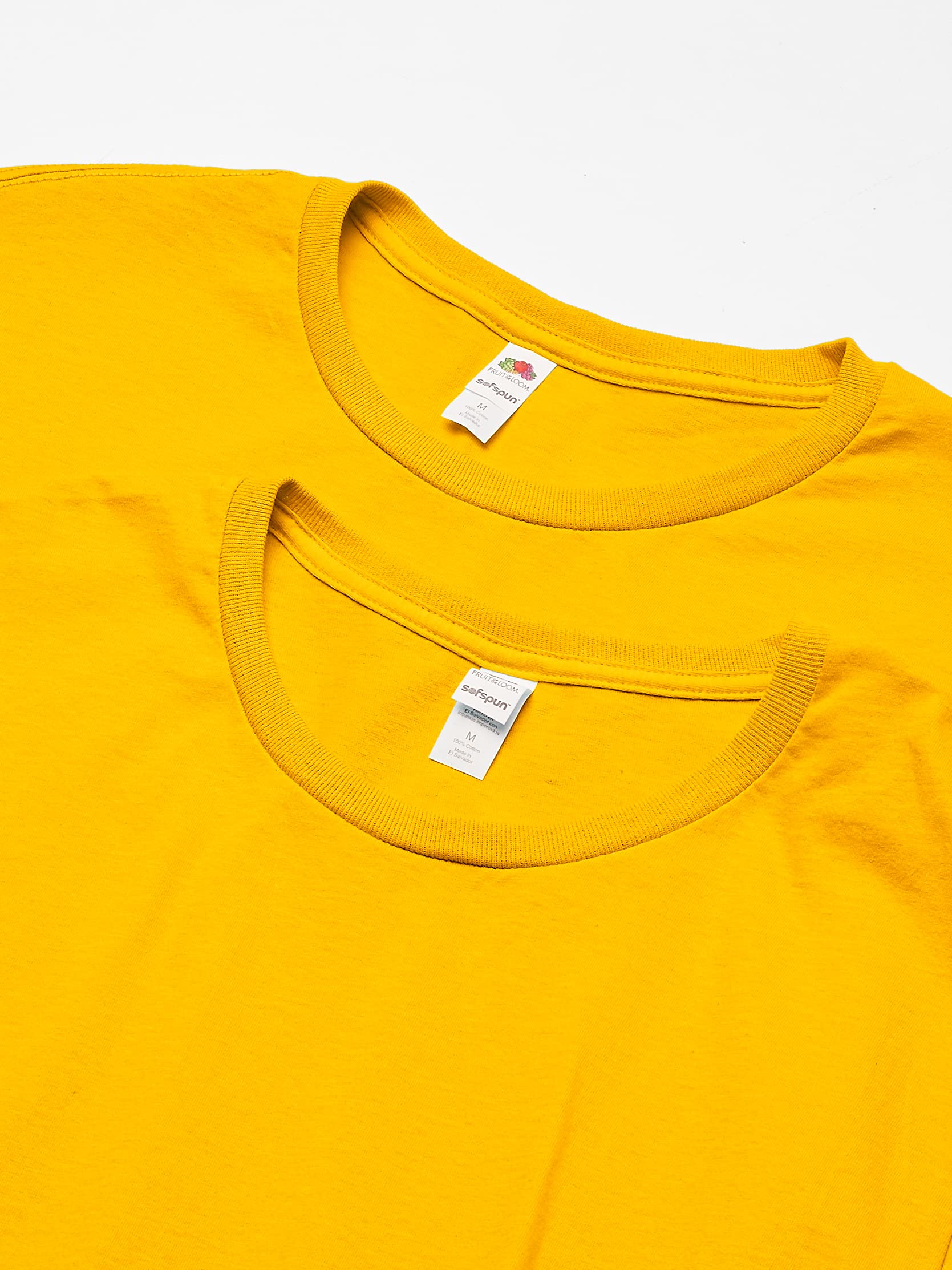 Fruit of the Loom Men's Lightweight Cotton Crew Neck T-Shirts 5-Pack - Soft Breathable Undershirts for Everyday Wear, Gym & Layering