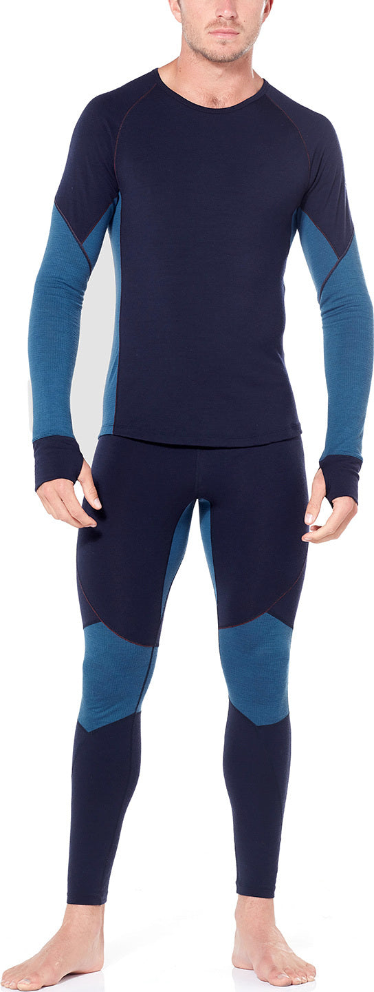 260 Zone Long Sleeve Crew Neck Thermal Shirt for Men - Warm Base Layer for Hiking, Skiing & Outdoor Activities