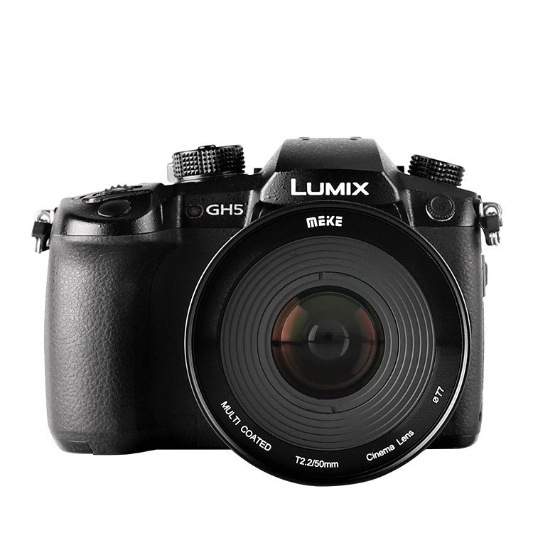 Meike Cinema Prime 50mm T2.2 Lens for Sony E Mount - Professional Cine Lens for Filmmaking, Videography & Photography