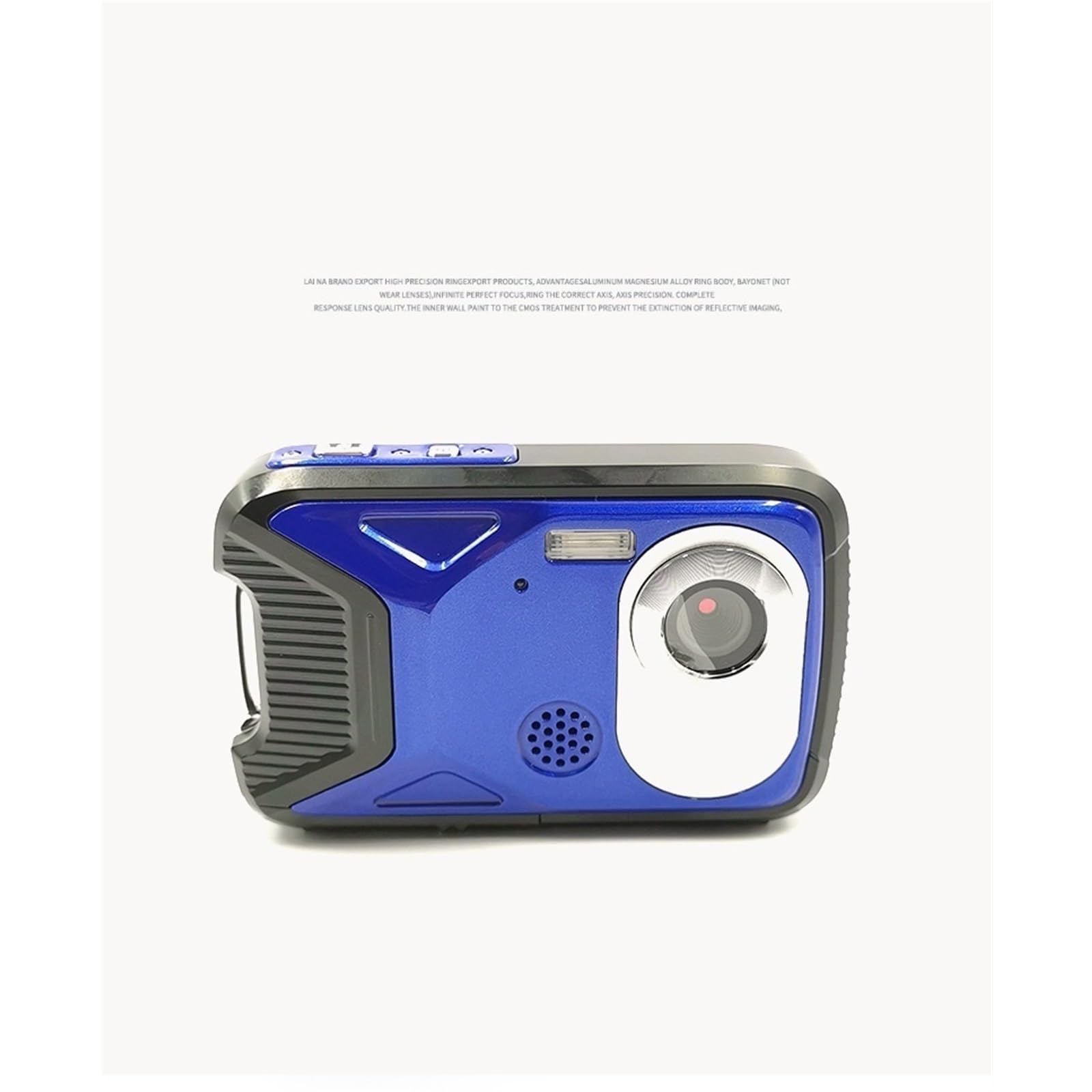 MZZYG 1080P HD Waterproof Digital Camera - 2.8 Inch Screen Underwater Video Camera for Diving, Snorkeling & Outdoor Adventures (Blue) | Perfect for Travel, Beach Trips & Action Sports Recording