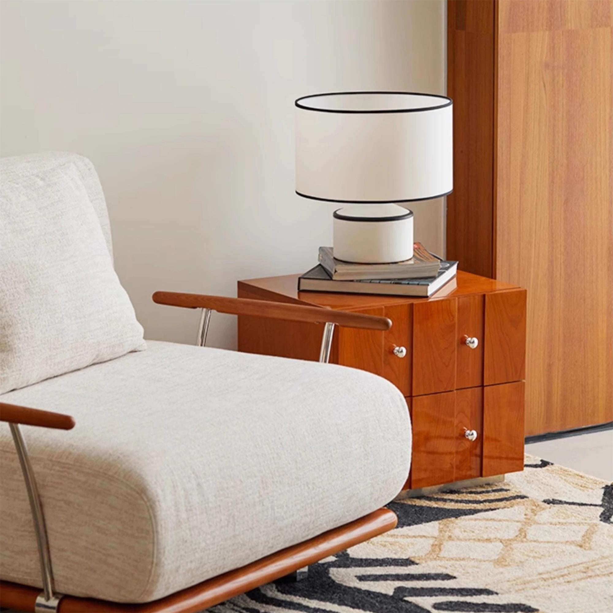 Modern Cyls Table Lamp - Adjustable LED Desk Light with USB Port for Home Office, Bedroom & Study - Perfect for Reading, Working & Nightstand Lighting