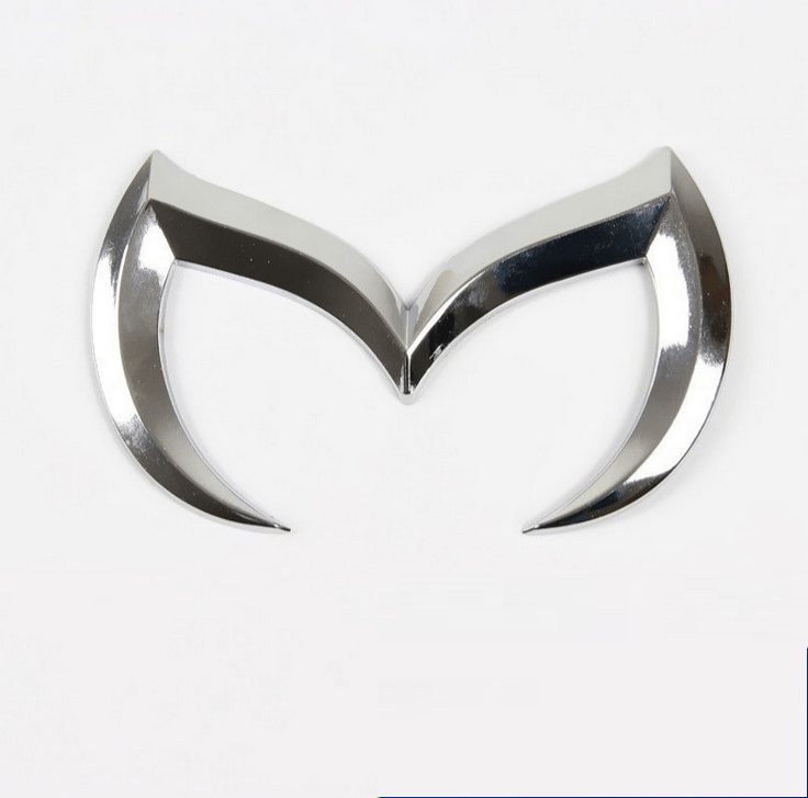 Mazda M Emblem Badge - Glossy Black / Matte Black / Chrome / Gold / Red - Compatible with Mazda3 - Perfect for Car Customization & Personalization