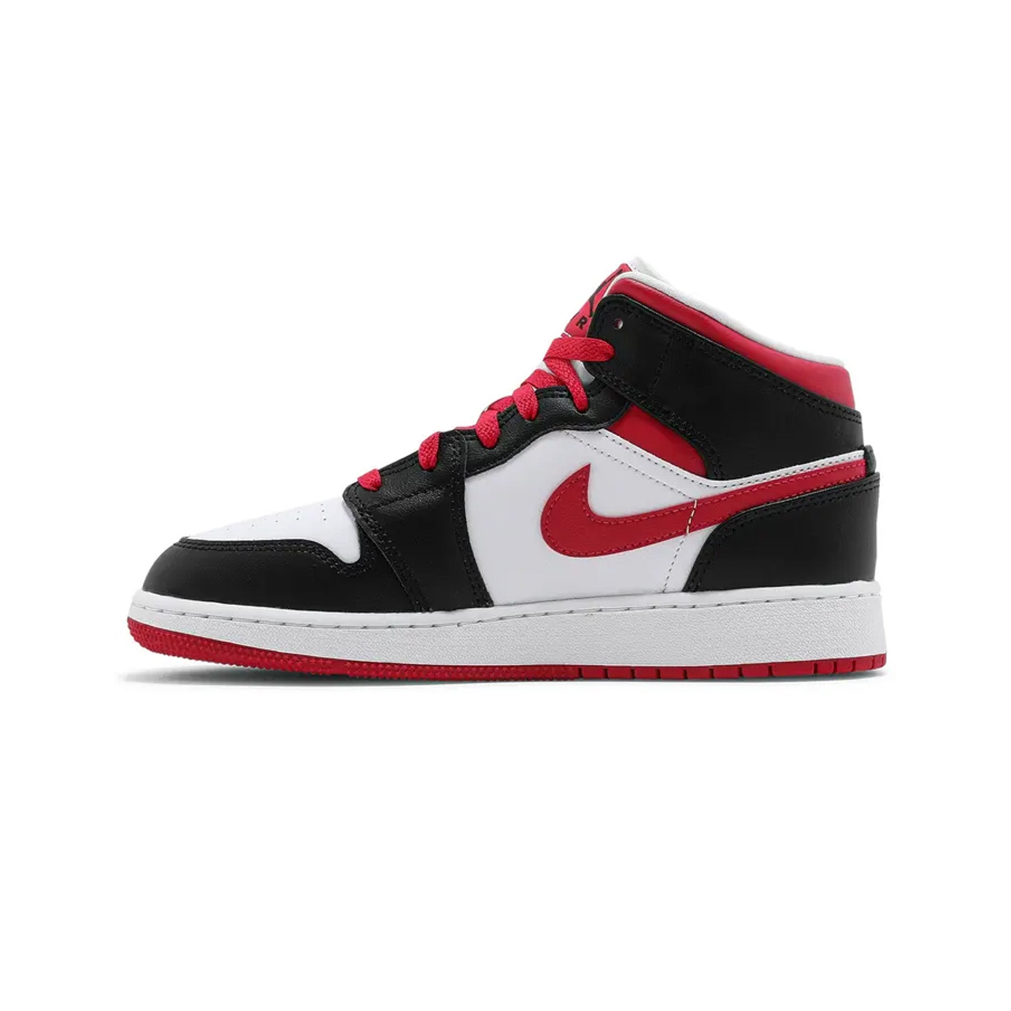 Air Jordan 1 Mid 'Very Berry' GS Basketball Shoes for Girls - Stylish Sneakers for School, Sports & Casual Wear