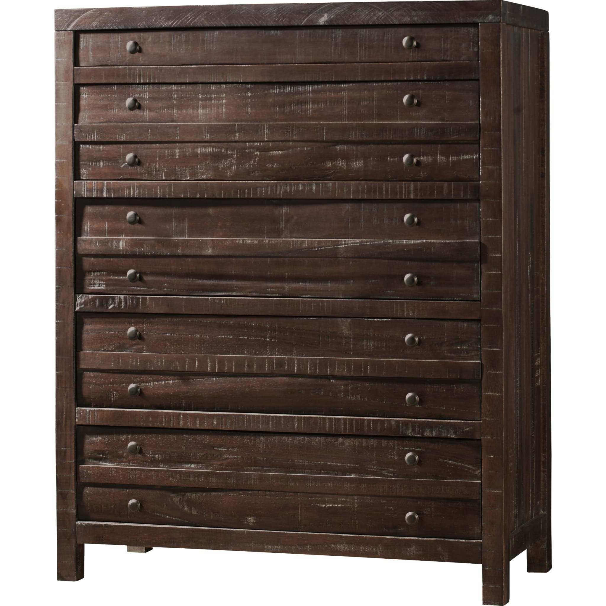 Townsend 5-Drawer Solid Wood Dresser in Java Finish - Perfect for Bedroom Storage & Organization