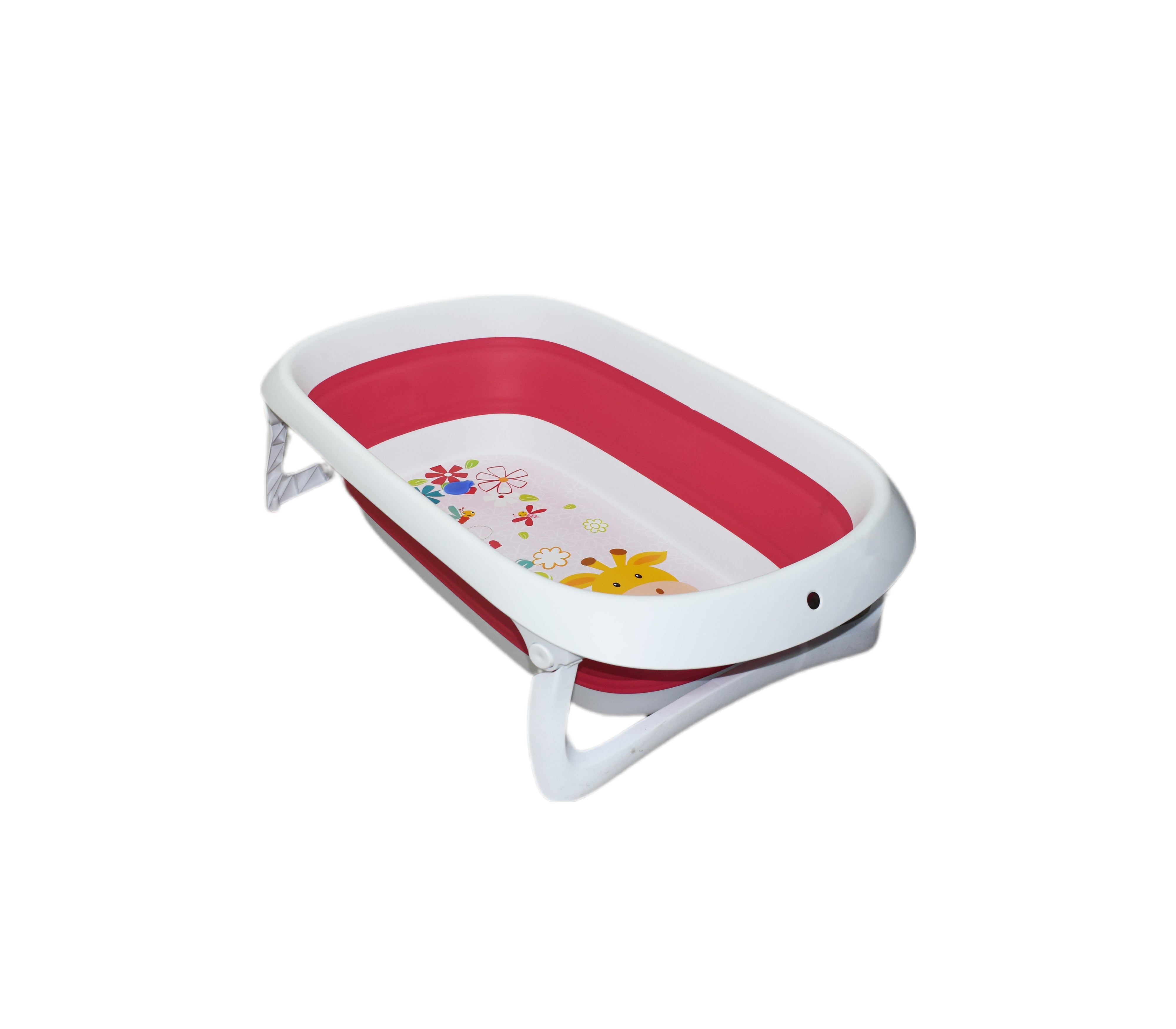 Foldable Baby Bathtub for Newborns & Infants - Portable Bath Tub for Travel, Home & Outdoor Use