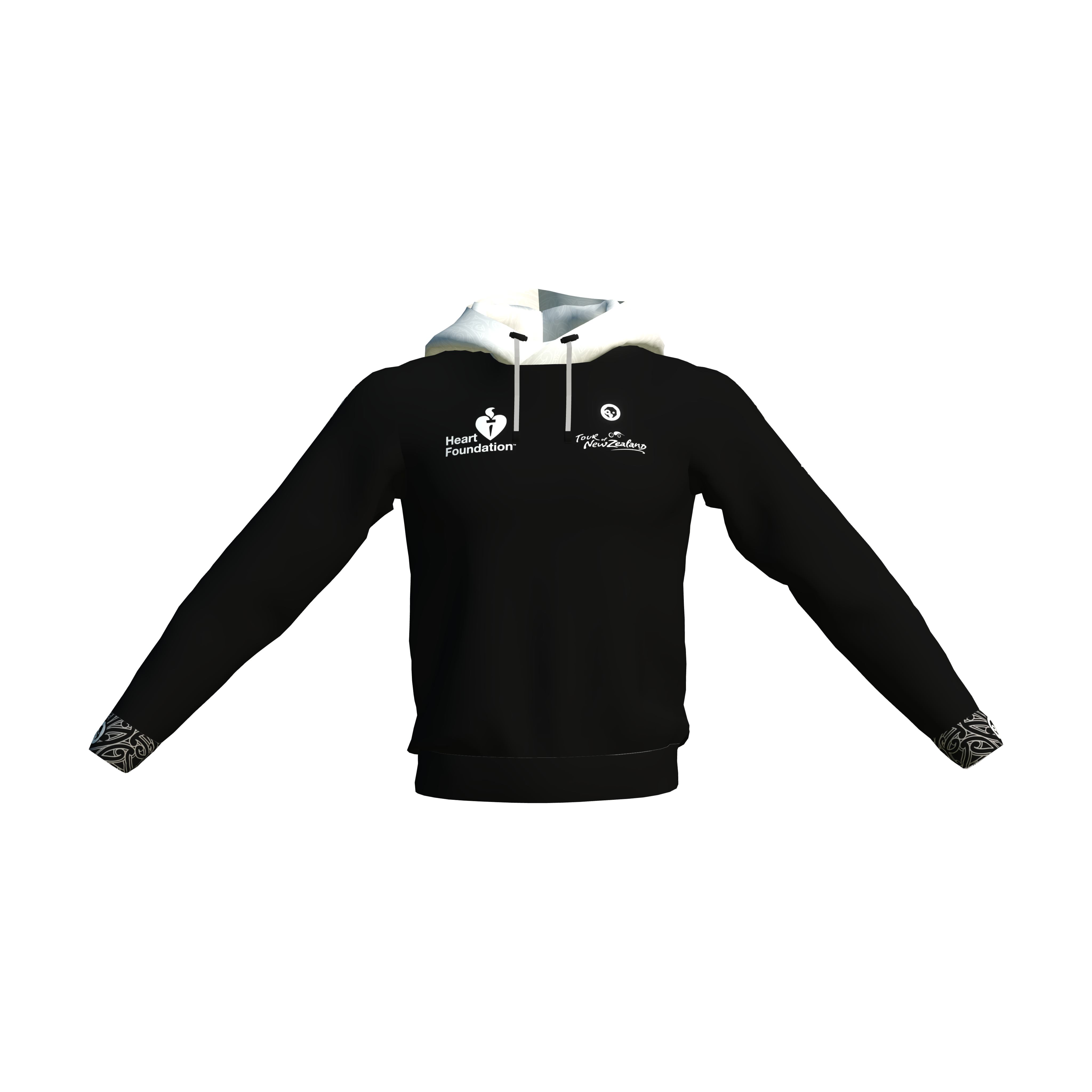 NZHF Hoodie for Men & Women - Soft & Comfortable Pullover Sweatshirt (Black) - Perfect for Casual Wear, Gym, and Outdoor Activities