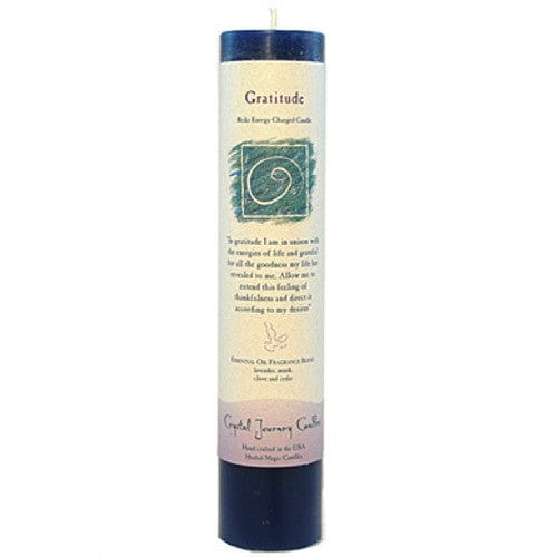 Gratitude Intention Candles - Scented Soy Wax Candles for Meditation, Yoga & Relaxation - Perfect for Home Spa, Self-Care & Mindfulness Practices