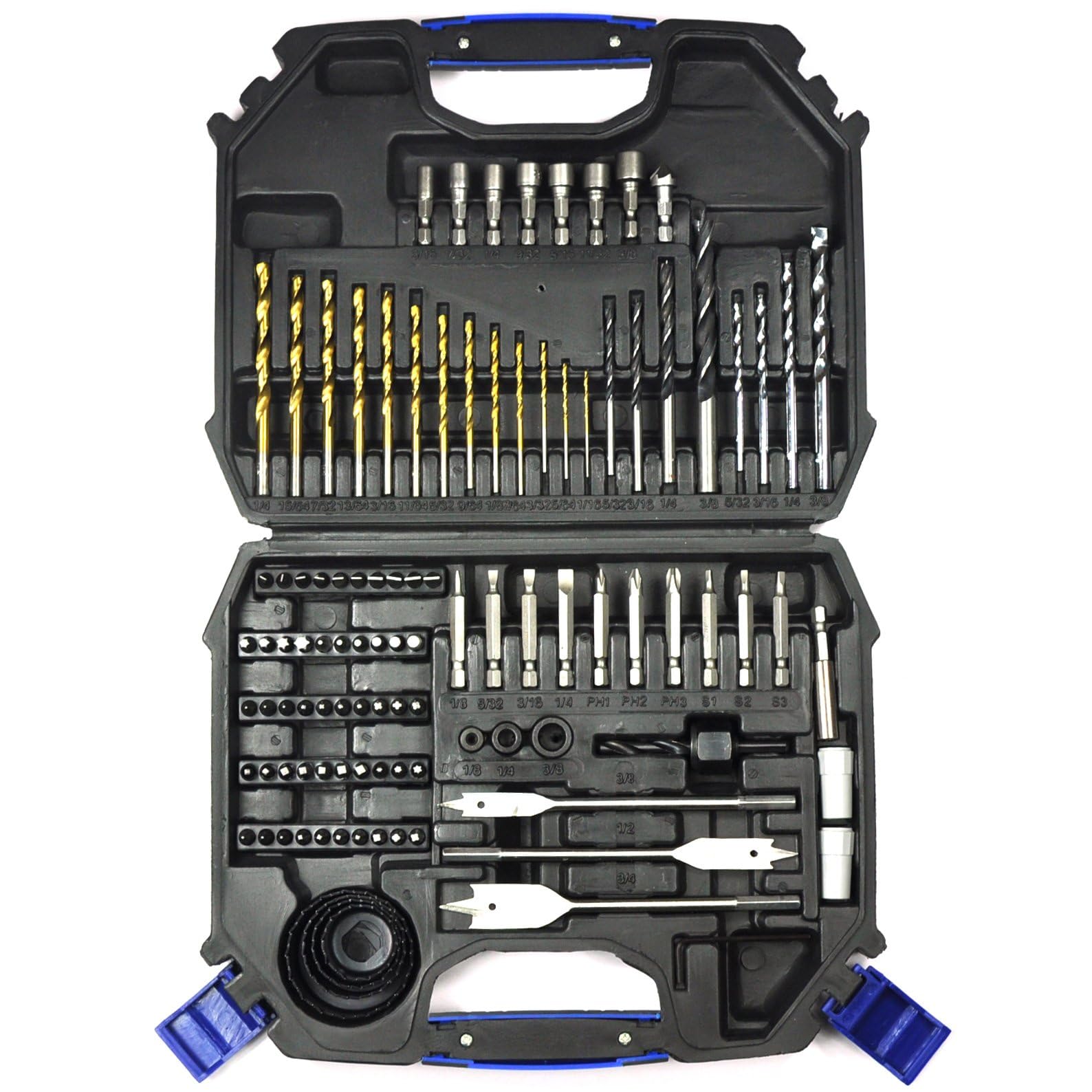 109-Piece Drill and Drive Accessory Set - Premium Drill Bits & Complete Drilling Kit for Wood, Metal & DIY Projects | Perfect for Home Improvement, Construction & Professional Use
