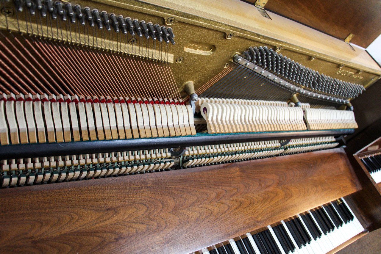 Baldwin 243 Upright Piano in Dark Walnut Finish - Perfect for Home, Studio & Conservatory Use