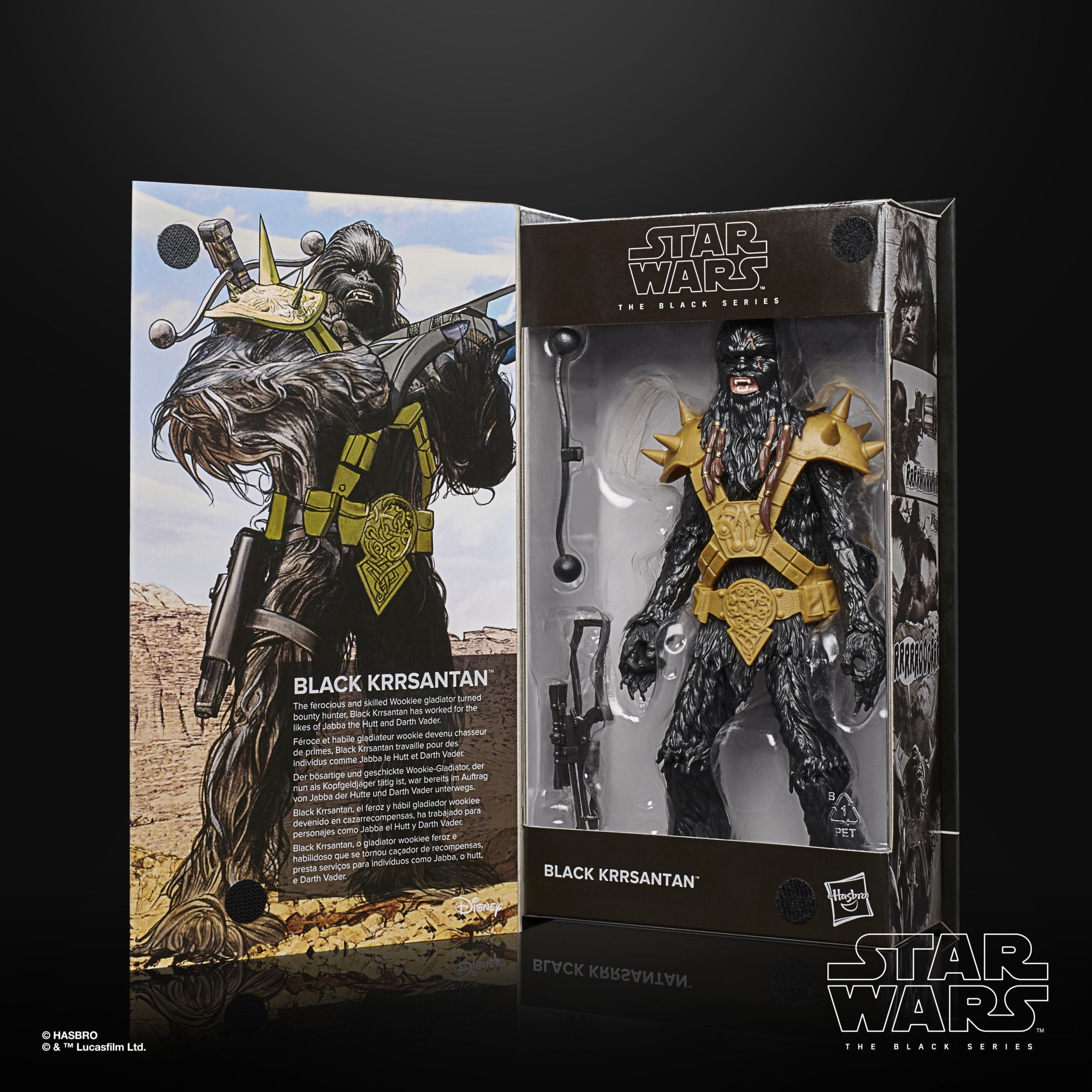 Star Wars The Black Series Black Krrsantan 6-Inch Action Figure - Premium Collectible Toy for Fans & Display, Perfect for Gift Giving & Star Wars Collections