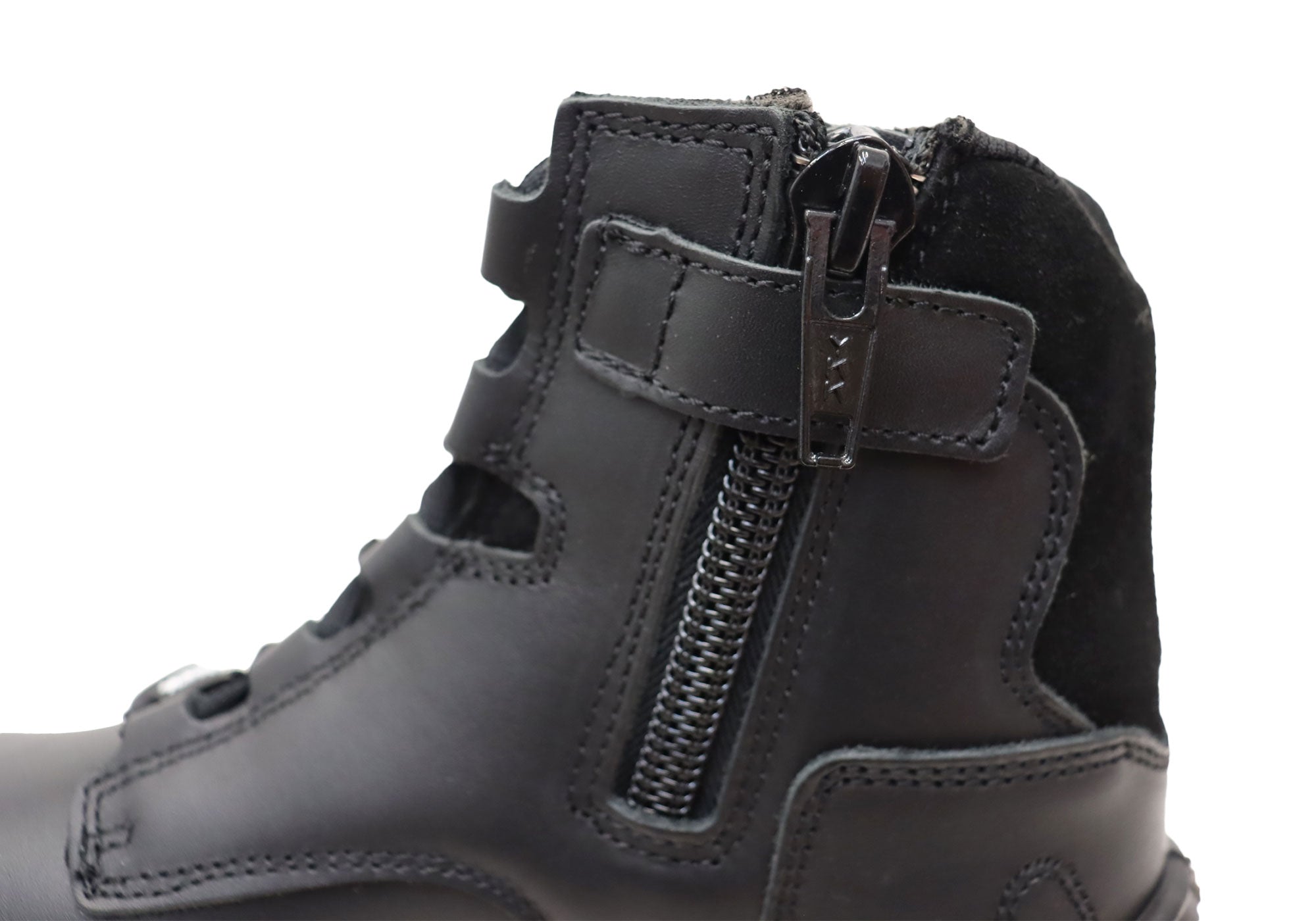 Mack Men's Force Leather Steel Toe Safety Work Boots with Side Zipper - Durable Construction for Industrial & Warehouse Work Environments