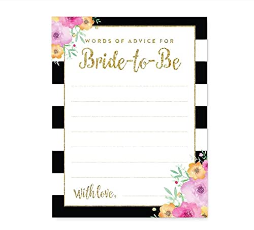 Cards Words of Wisdom for Bride to Be