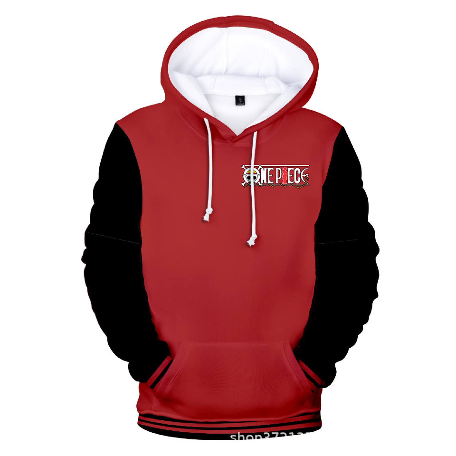 One Piece Luffy Cosplay Hoodie - Anime Sweatshirt & Pullover for Men & Women - Perfect for Halloween, Conventions & Anime Fans