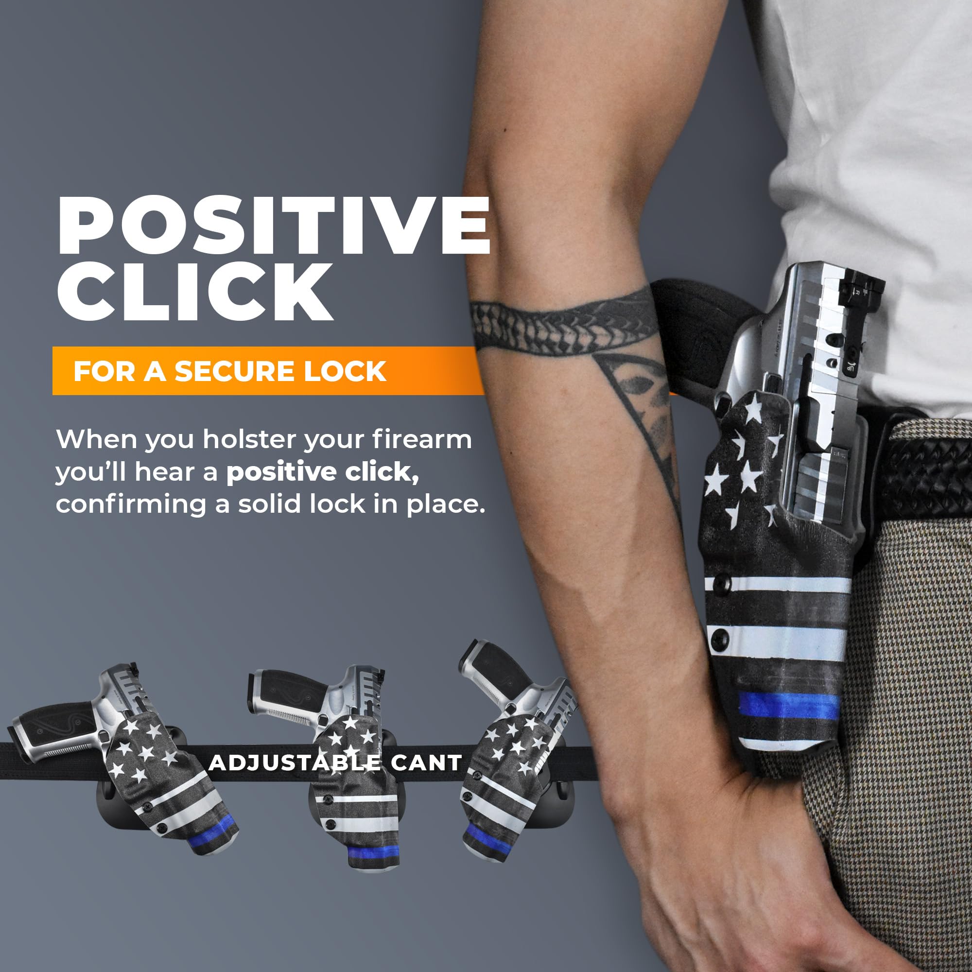 OWB Paddle Holster for Sig P365 XL - Comfortable Outside Waistband Concealed Carry Holster | Perfect for Everyday Carry, Range Training & Tactical Use