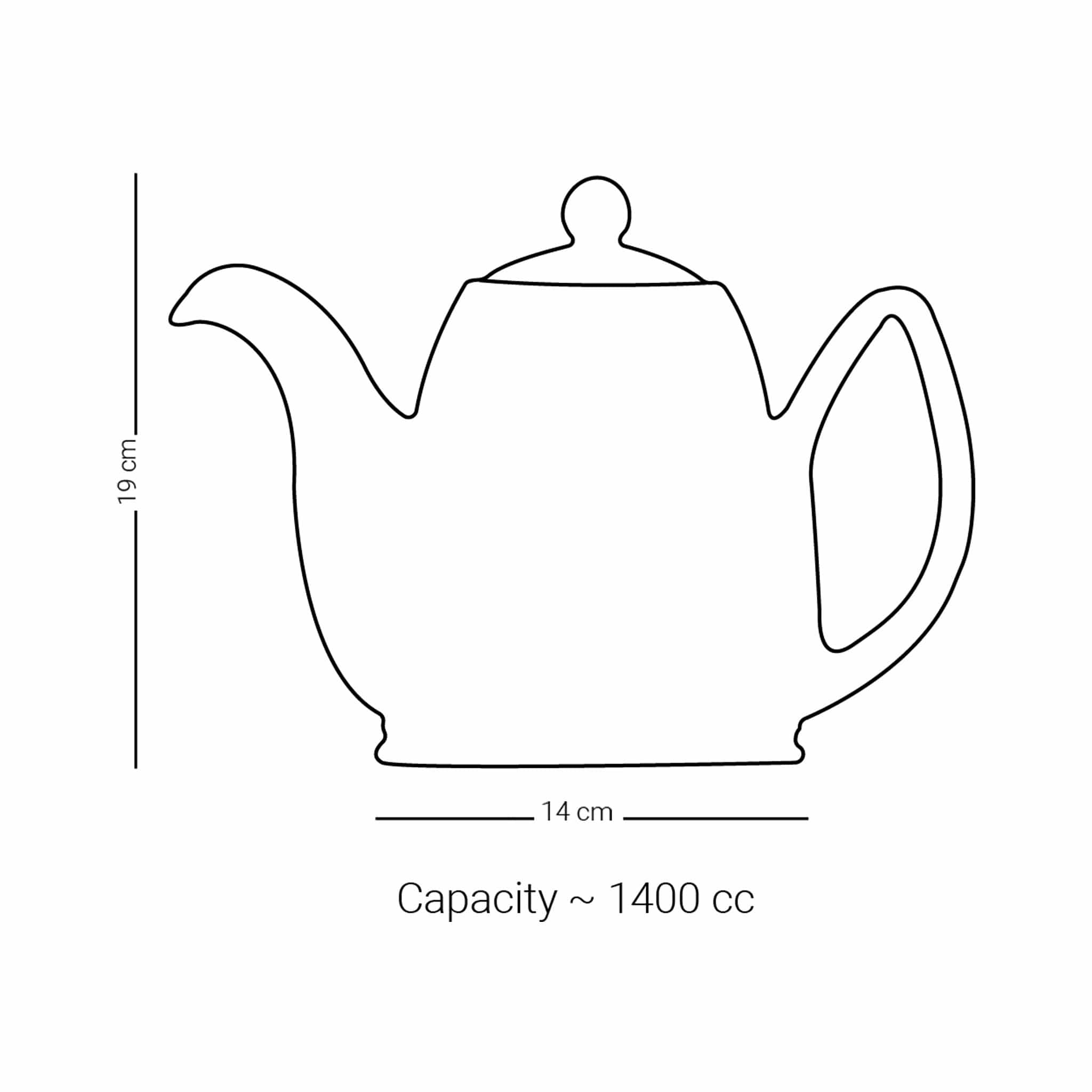 Dimlaj Kareem Large Gold Teapot - 48oz Premium Stainless Steel Tea Kettle with Infuser, Perfect for Home, Office & Tea Ceremonies