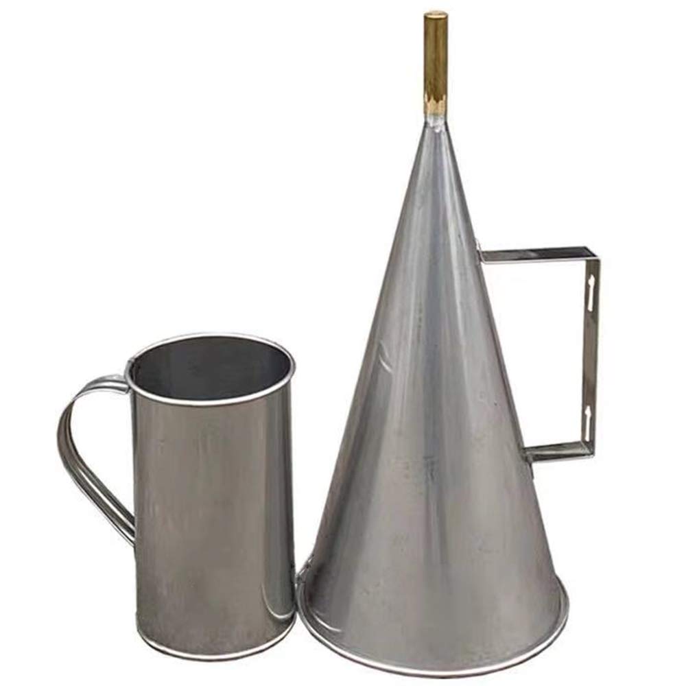 Premium Stainless Steel Martensite Funnel Viscometer - High Accuracy Viscosity Testing for Industrial & Laboratory Use | Ideal for Oil, Paint, and Chemical Applications